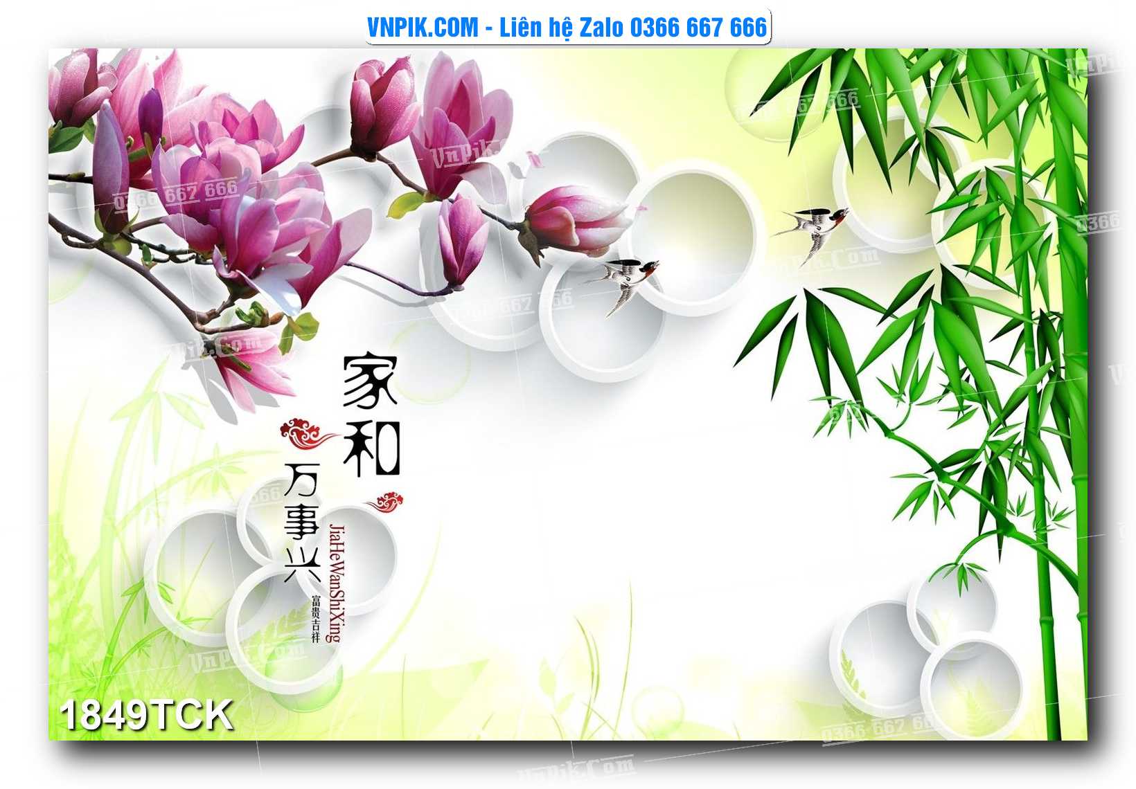 Tranh Hoa Sen – Cá Koi – Cá Chép 1849TCK
