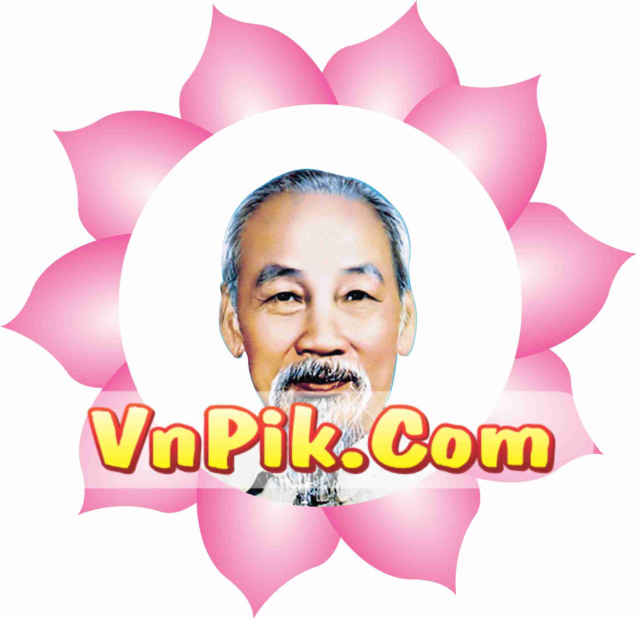 Bác Hồ và hoạ tiết hoa sen file cdr