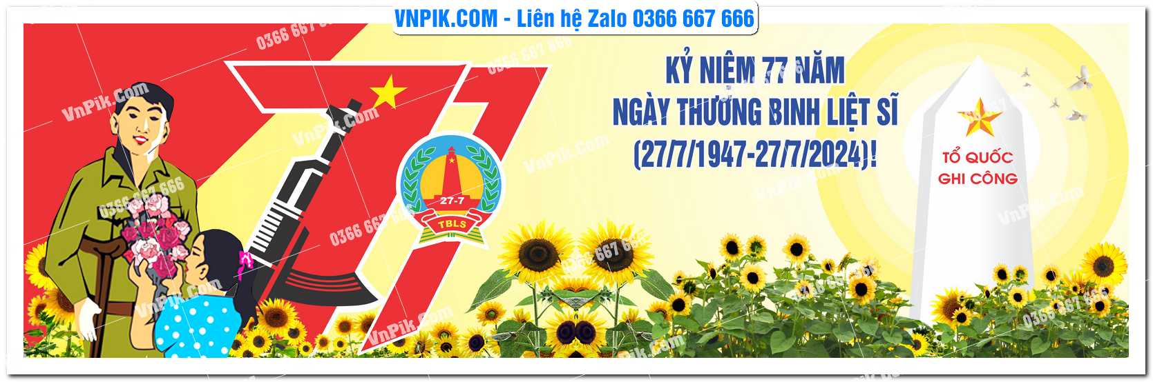 Maket kỷ niệm 78 năm ngày thương binh liệt sĩ file vector 18