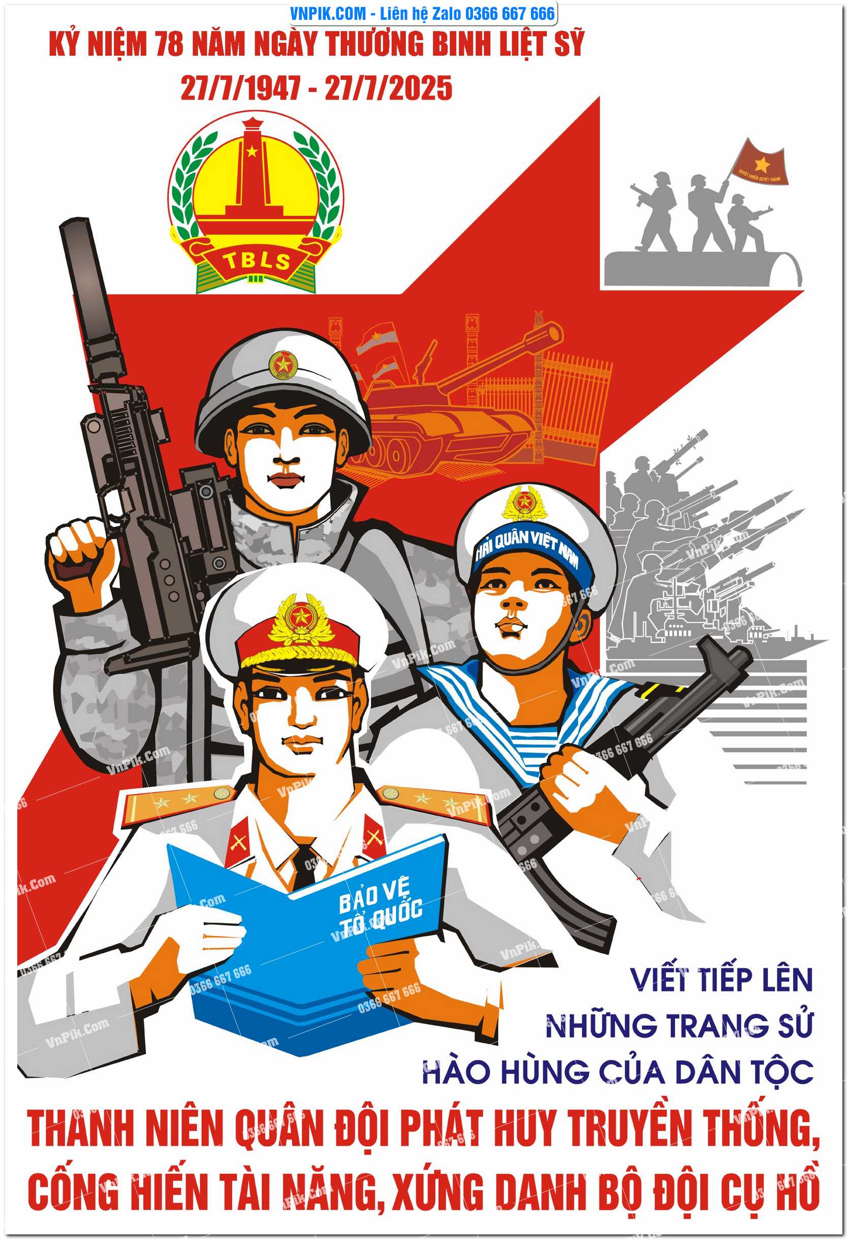 Maket kỷ niệm 78 năm ngày thương binh liệt sĩ file vector 6
