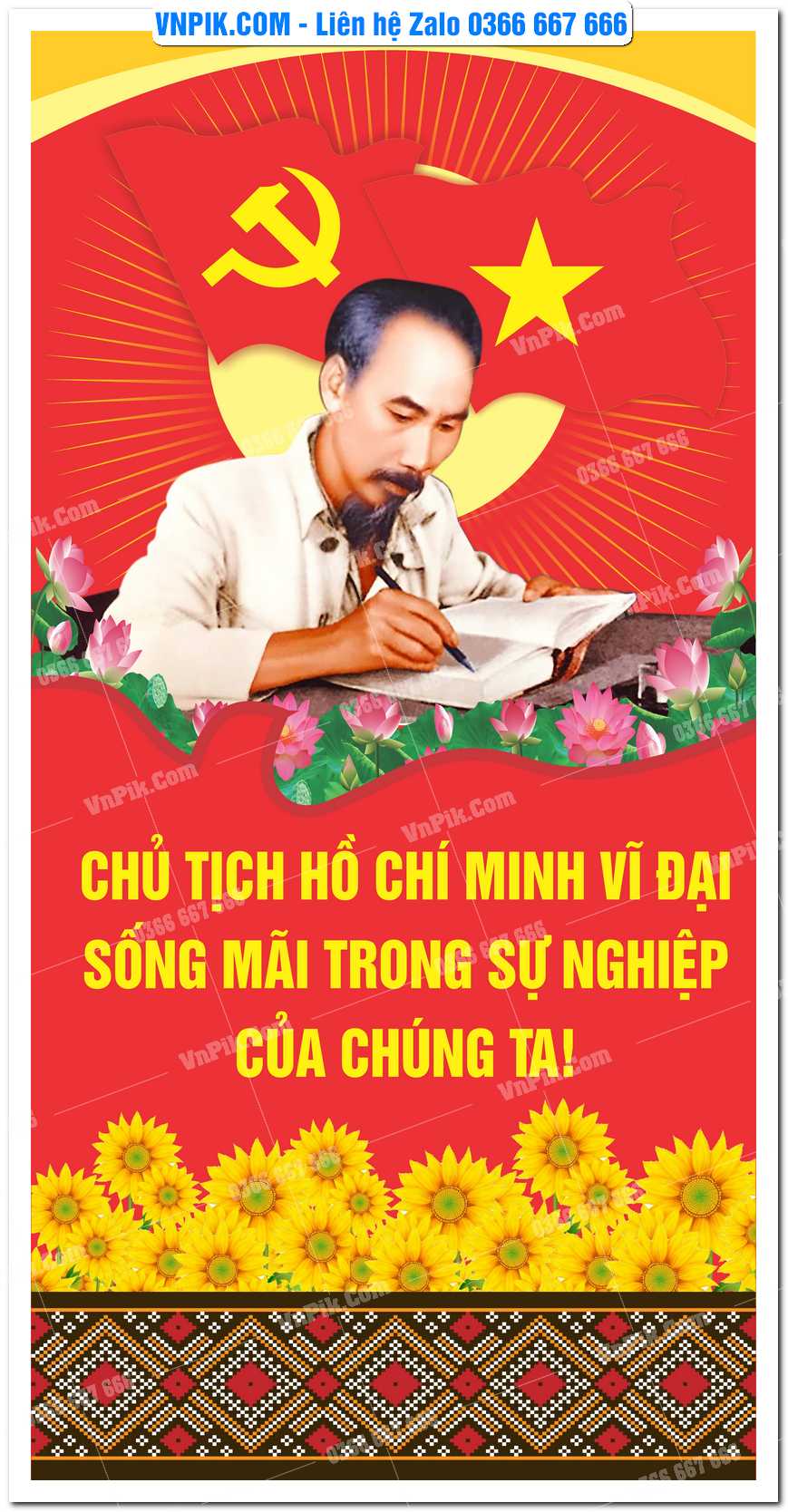 Pano đại hội đại biểu đảng bộ 2025 – 2030 file vector corel #11