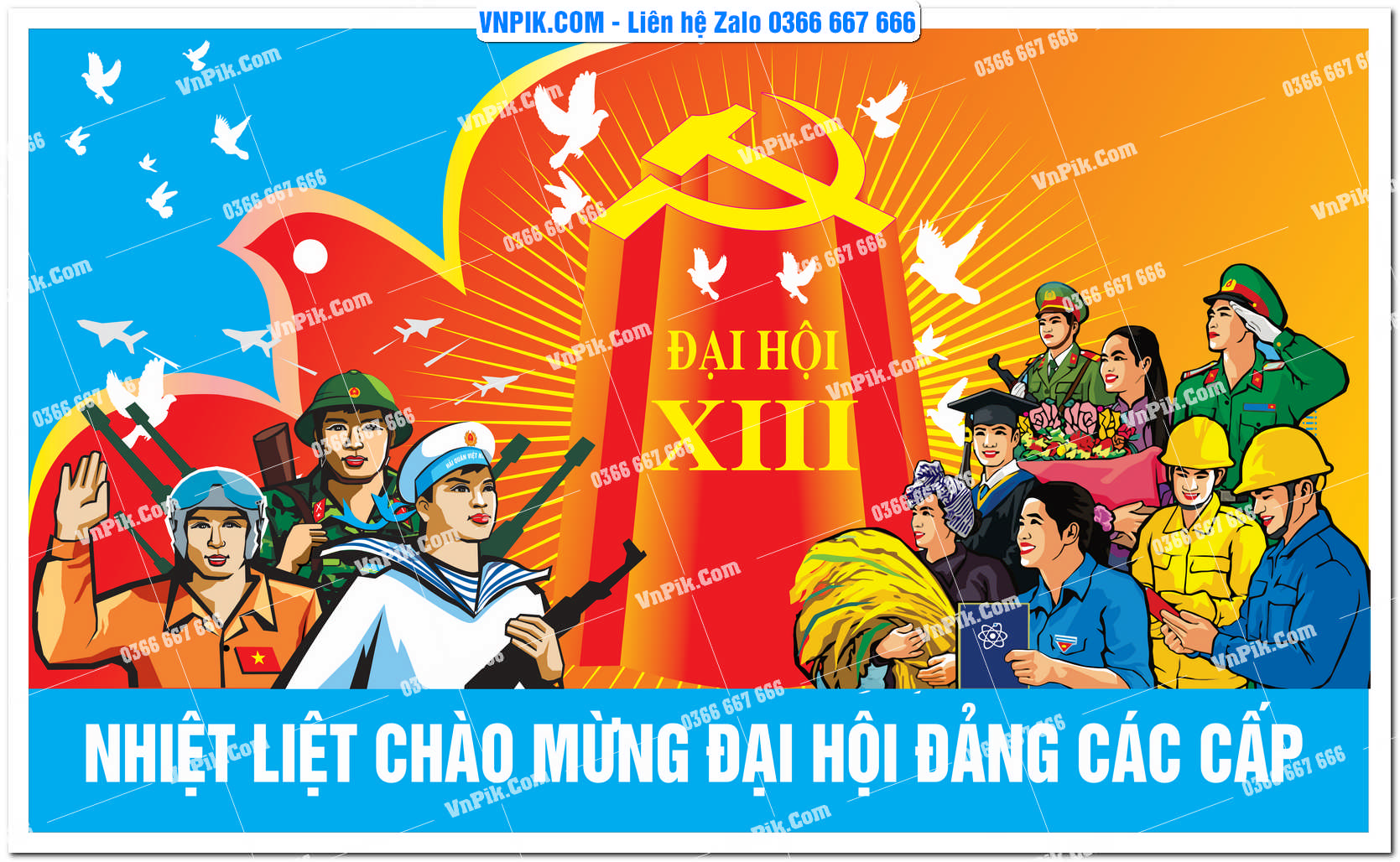 Pano đại hội XIII – đại hội Đảng các cấp 2025