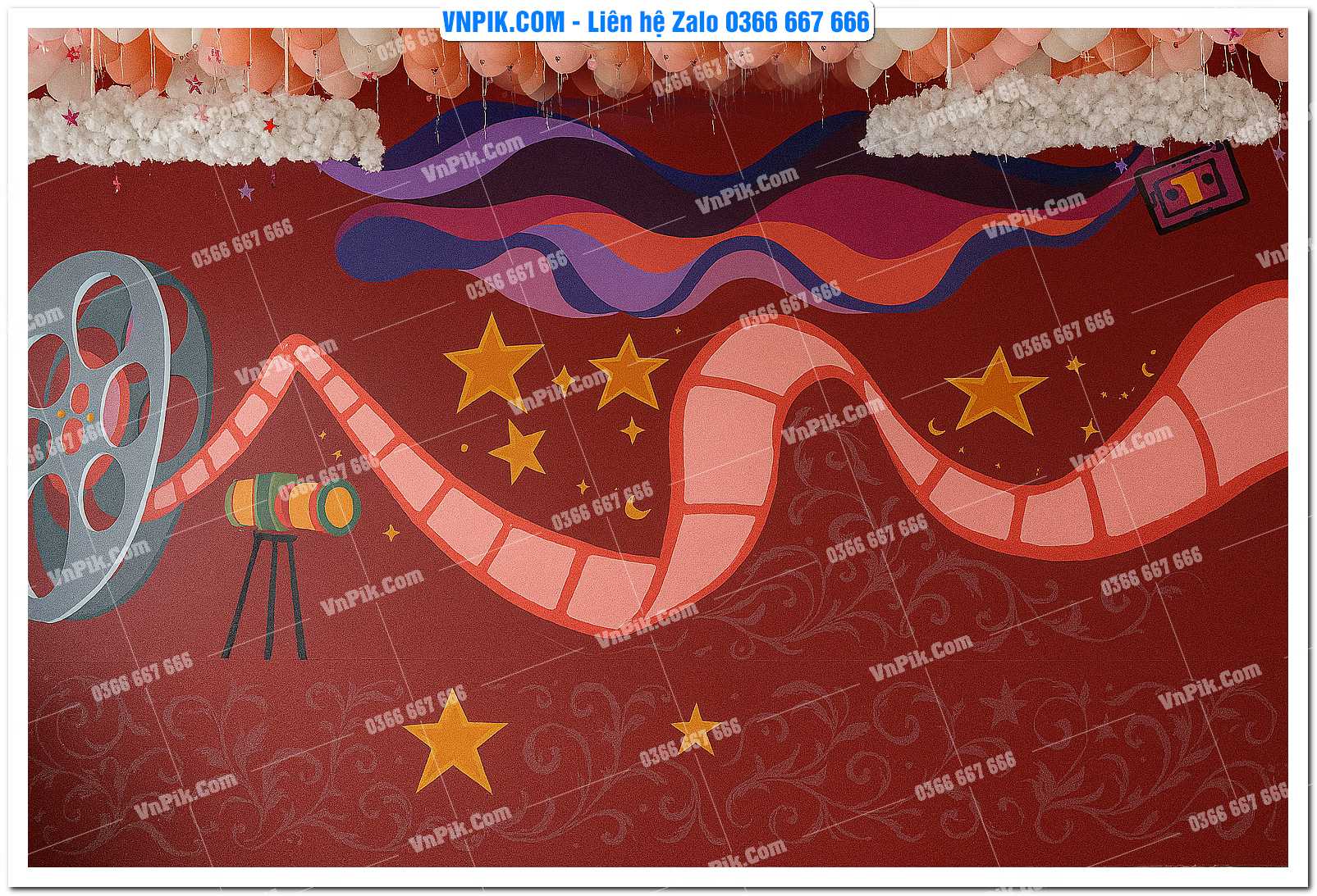 Background Chụp Ảnh Kỷ Yếu Đẹp Mẫu Độc Lạ 10