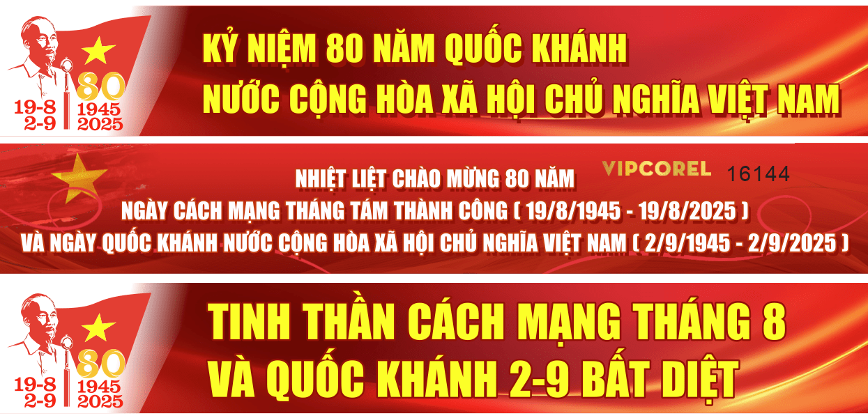 Băng rôn kỷ niệm 80 năm Quốc Khánh 2025 #3