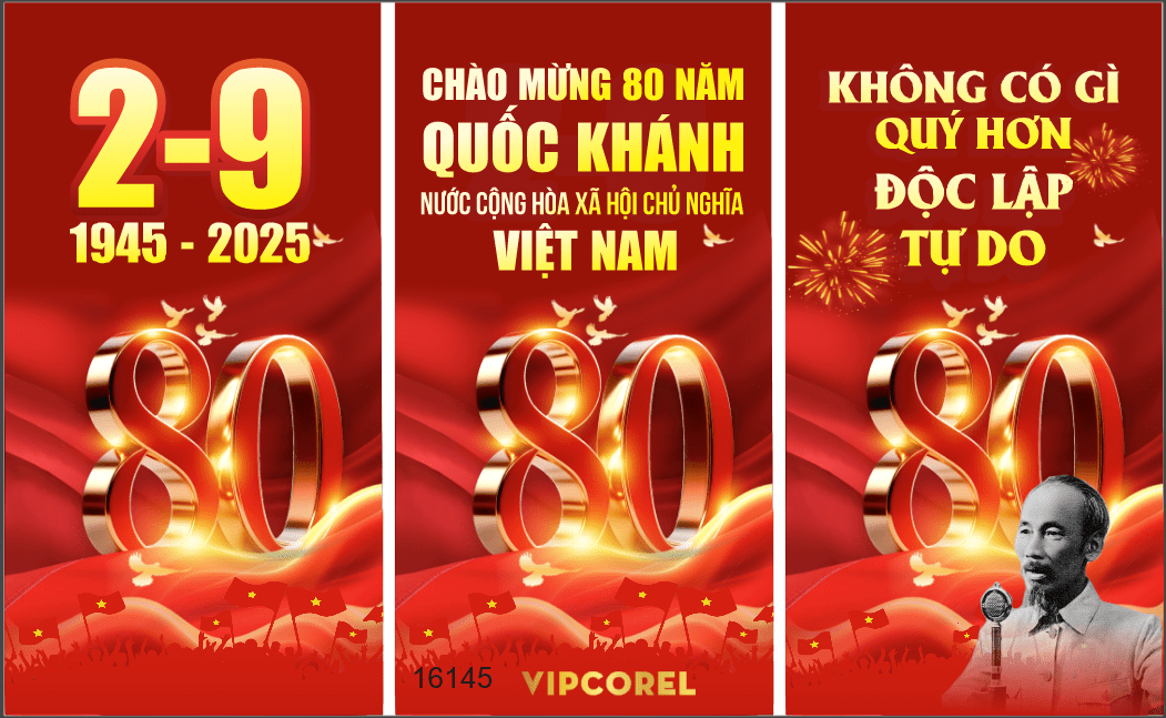 Phướn thả chào mừng 80 năm quốc khánh #4