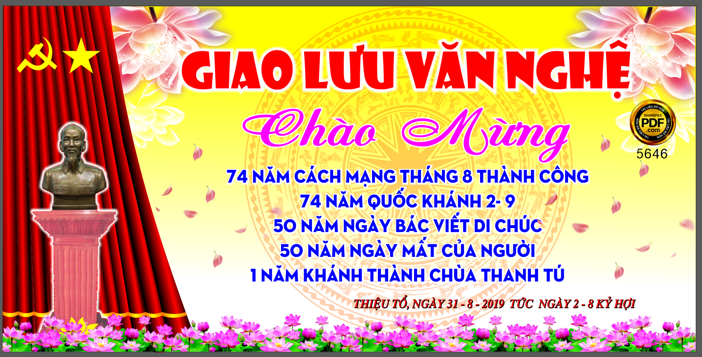 Giao lưu văn nghệ chào mừng cách mạng tháng 8 và 2-9