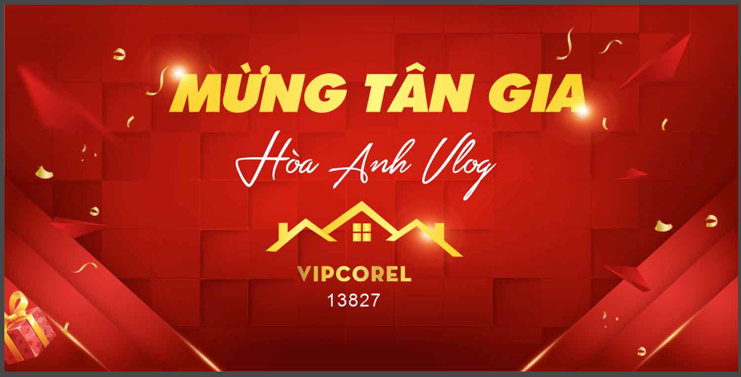 Market sân khấu Mừng Tân Gia Hoàng Anh Vlog file corel