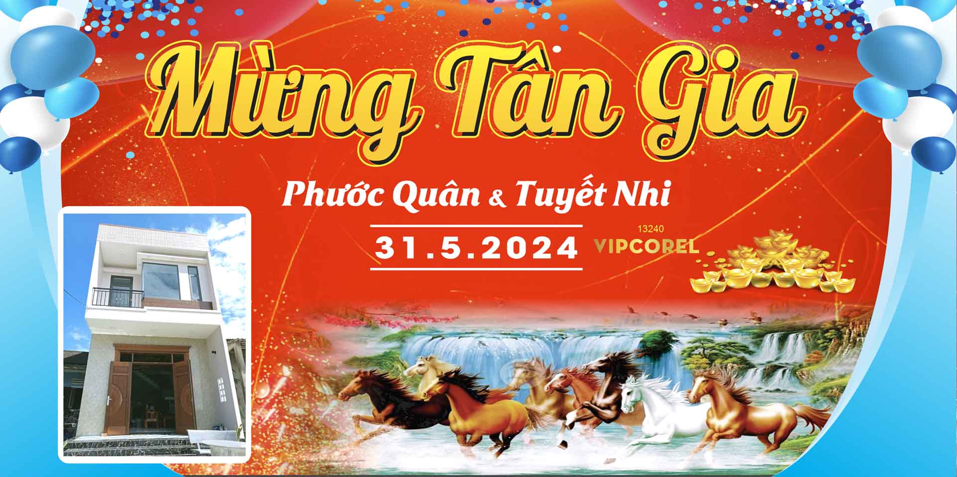 Market Mừng Tân Gia Phước Quân & Tuyết Nhi