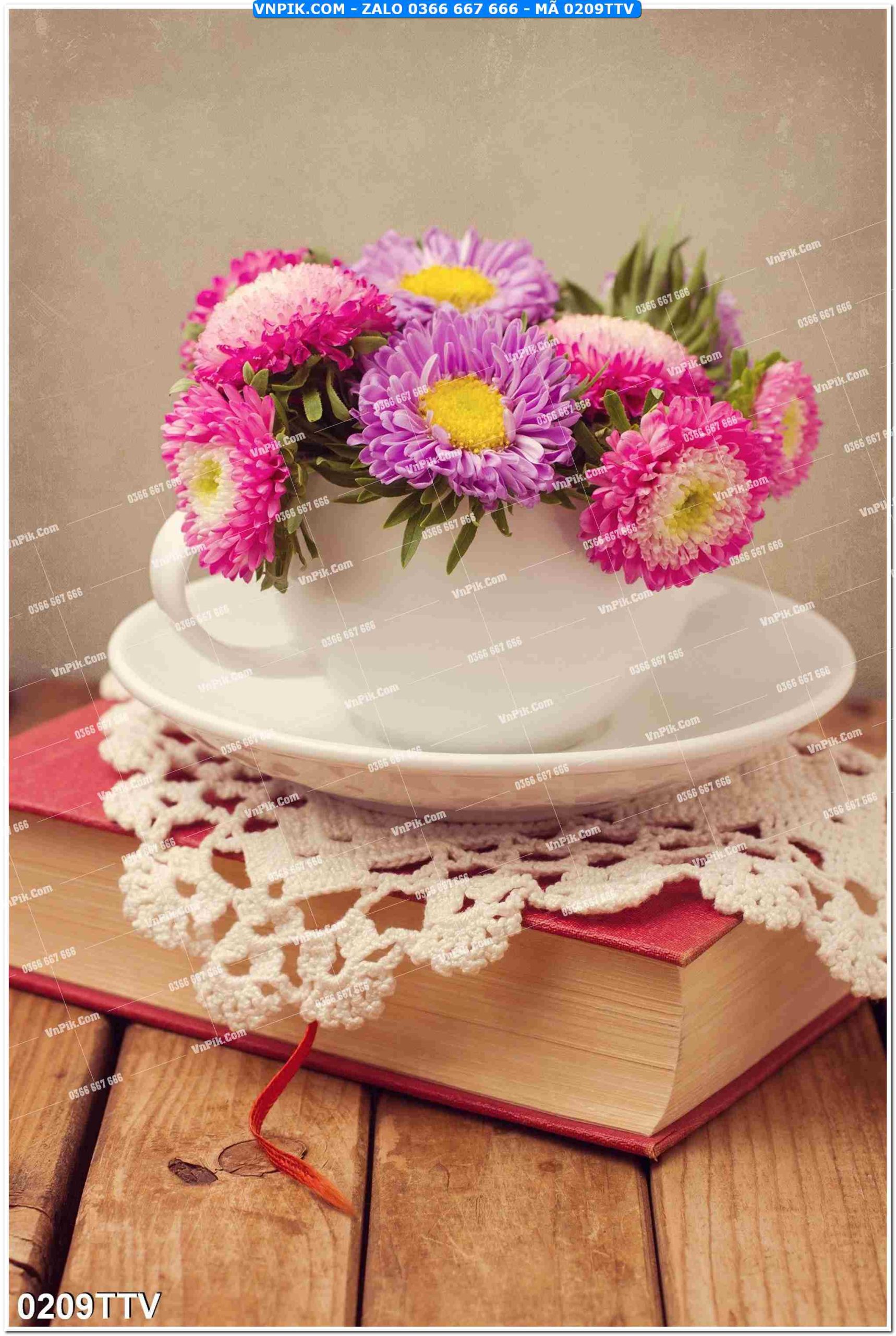 Tranh sơn dầu tĩnh vật hoa quả mã file 0209TTV