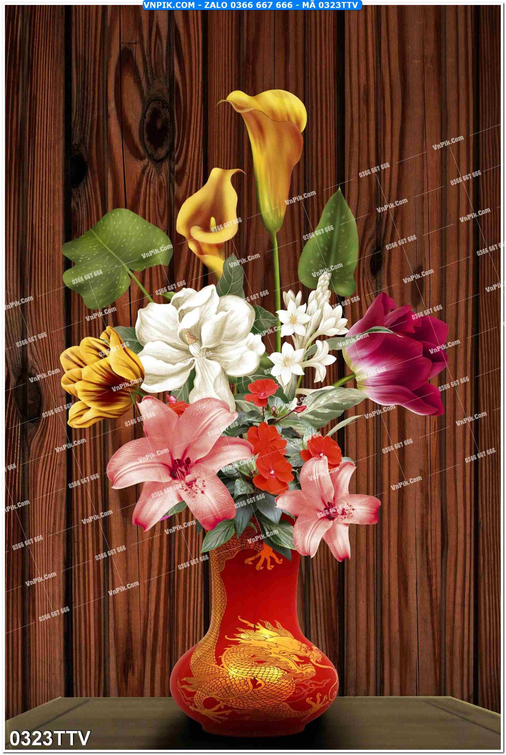 Tranh sơn dầu tĩnh vật hoa quả mã file 0323TTV