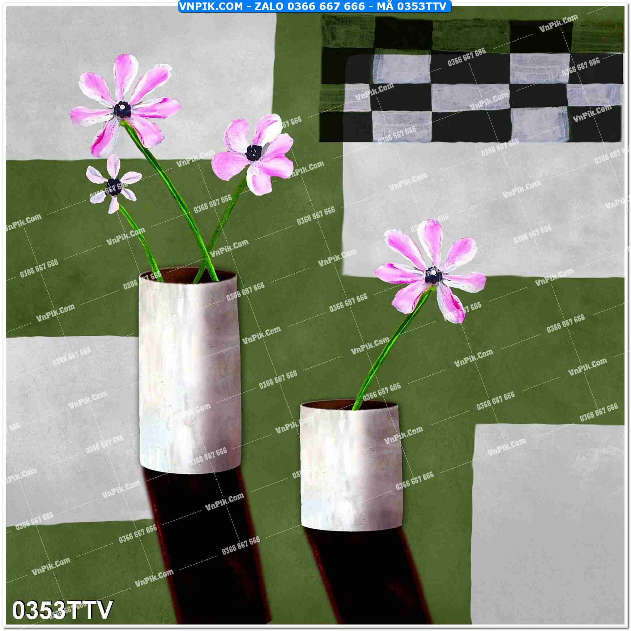 Tranh sơn dầu tĩnh vật hoa quả mã file 0353TTV