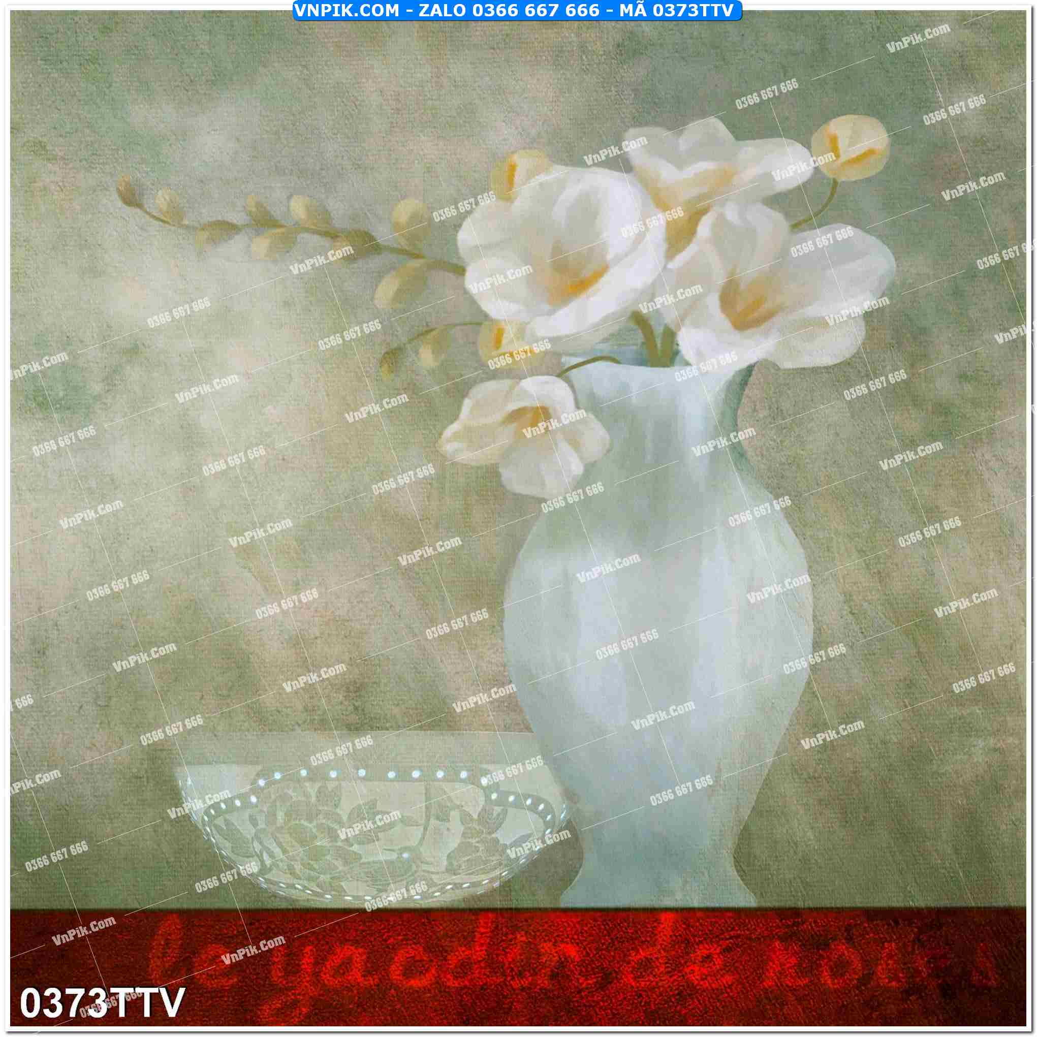 Tranh sơn dầu tĩnh vật hoa quả mã file 0373TTV