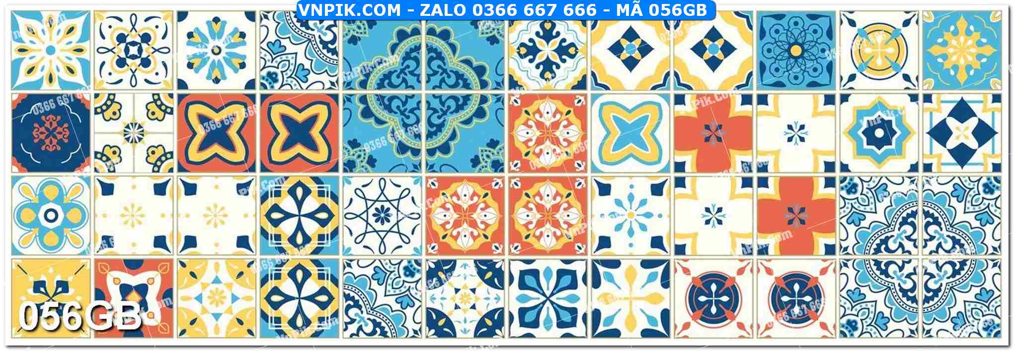 Mẫu file tranh gạch bông, tranh in gạch men mã tranh 056GB