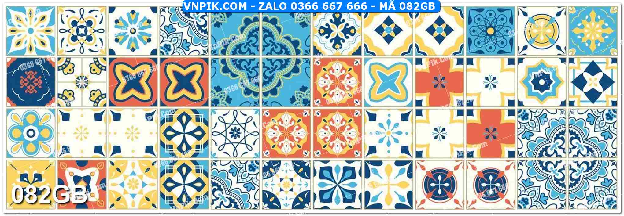 Mẫu file tranh gạch bông, tranh in gạch men mã tranh 082GB