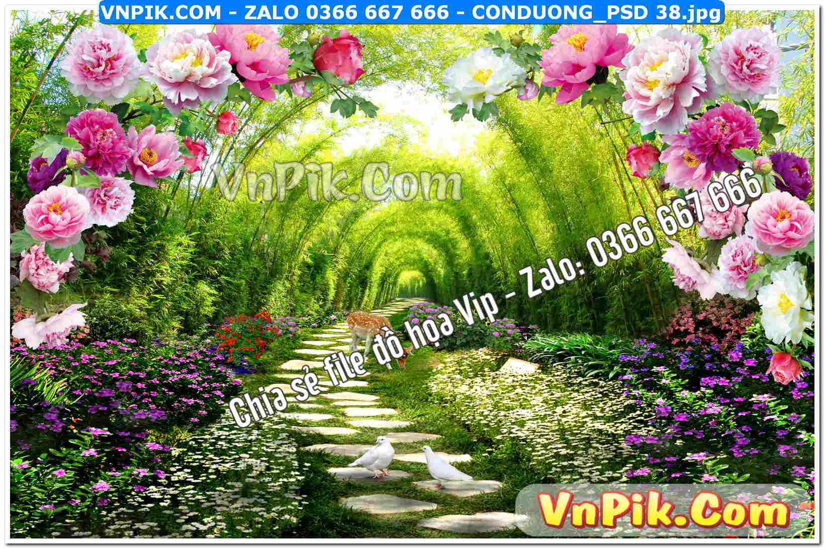 Mẫu tranh con đường file tranh treo tường mã file Conduong_psd 38