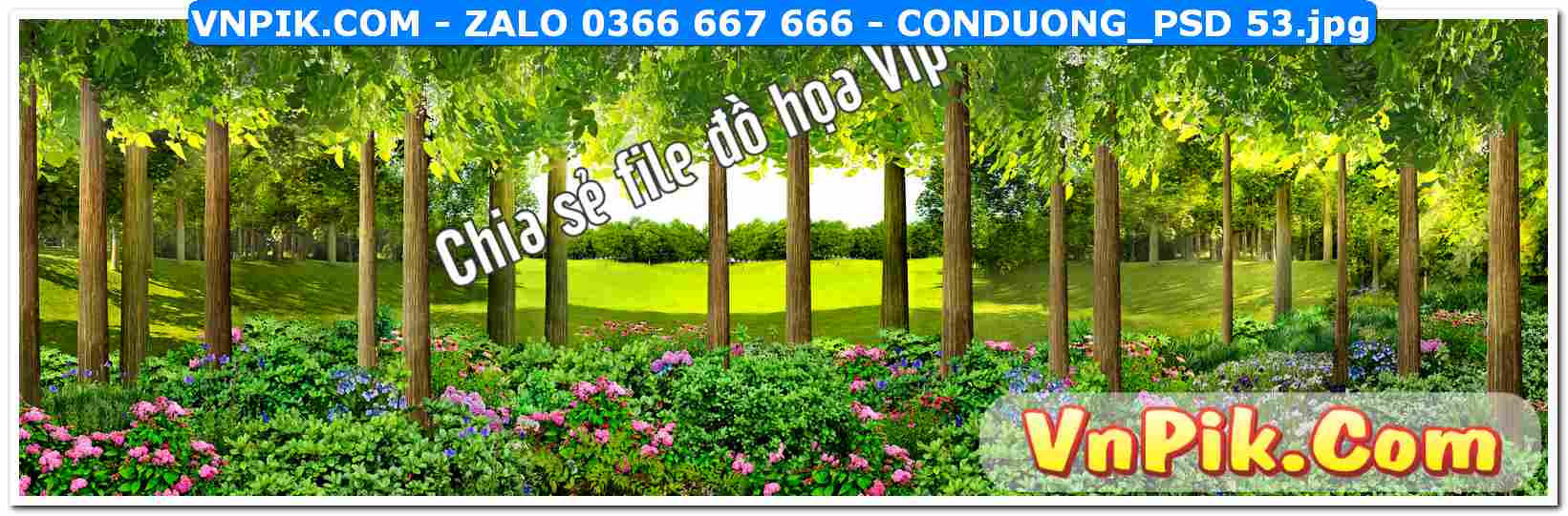 Mẫu tranh con đường file tranh treo tường mã file Conduong_psd 53