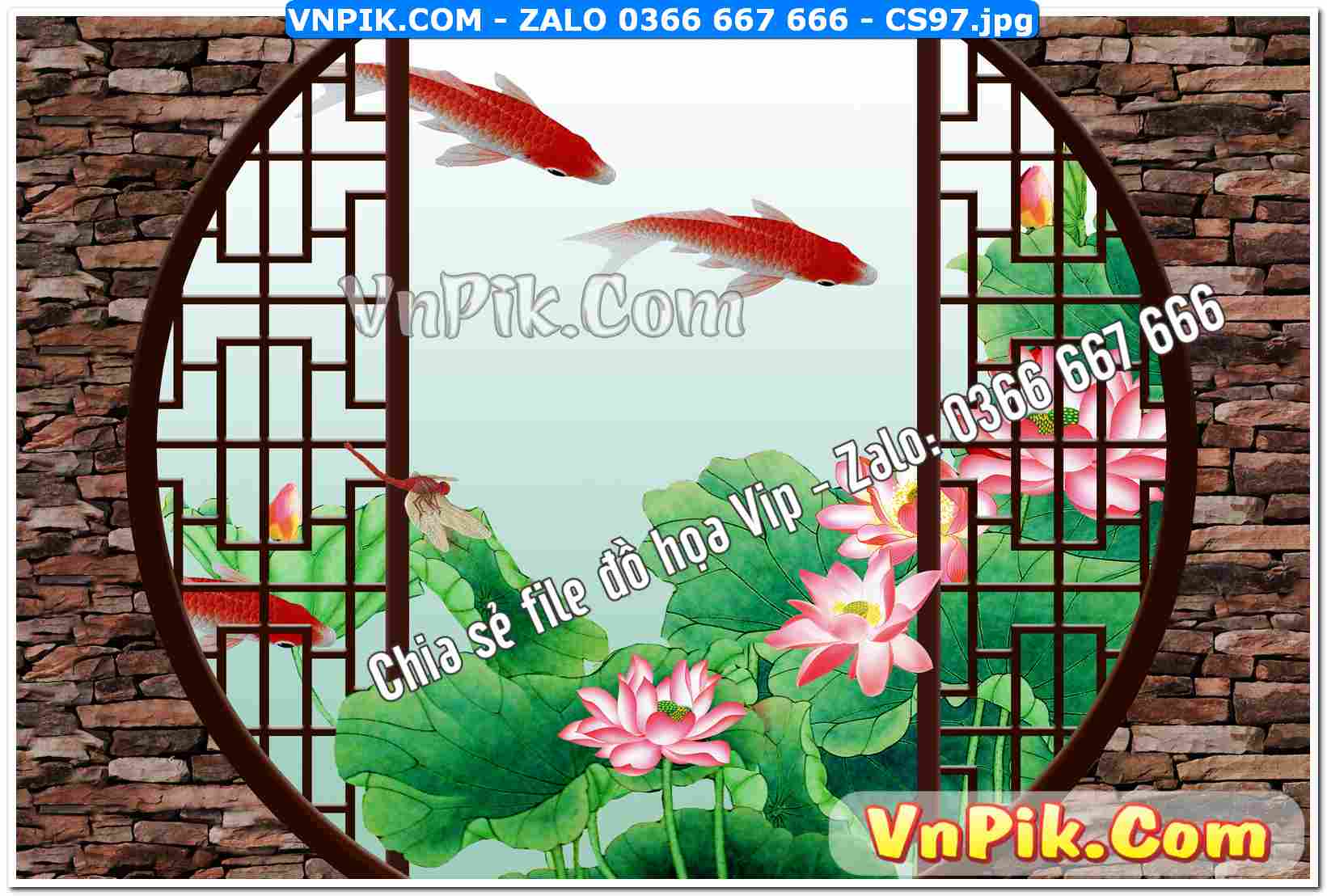Mẫu tranh cửa sổ 3D tranh dán tường mã file CS97