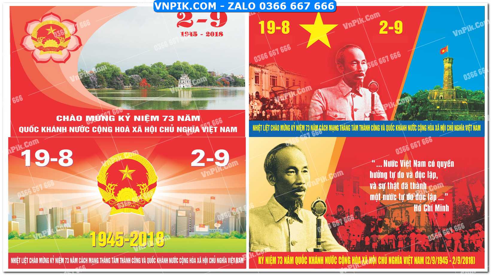 Bộ maket Quốc Khánh 2-9 file jpg