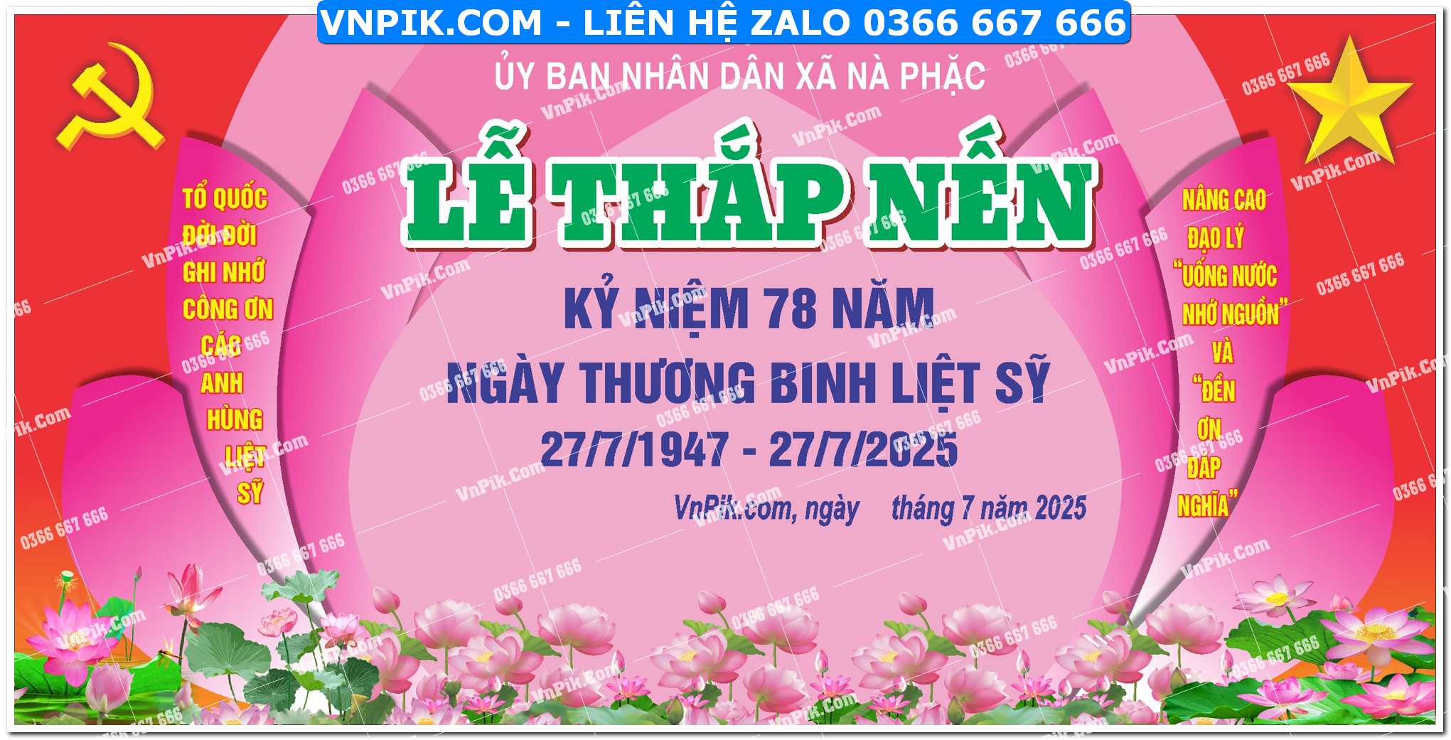 120373 Phông nền kỷ niệm ngày thương binh liệt sỹ file corel x7