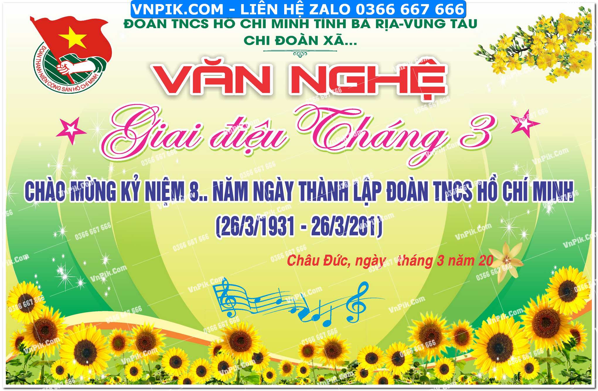Background phông nền hội diễn văn nghệ mừng file corel x7 mẫu 16