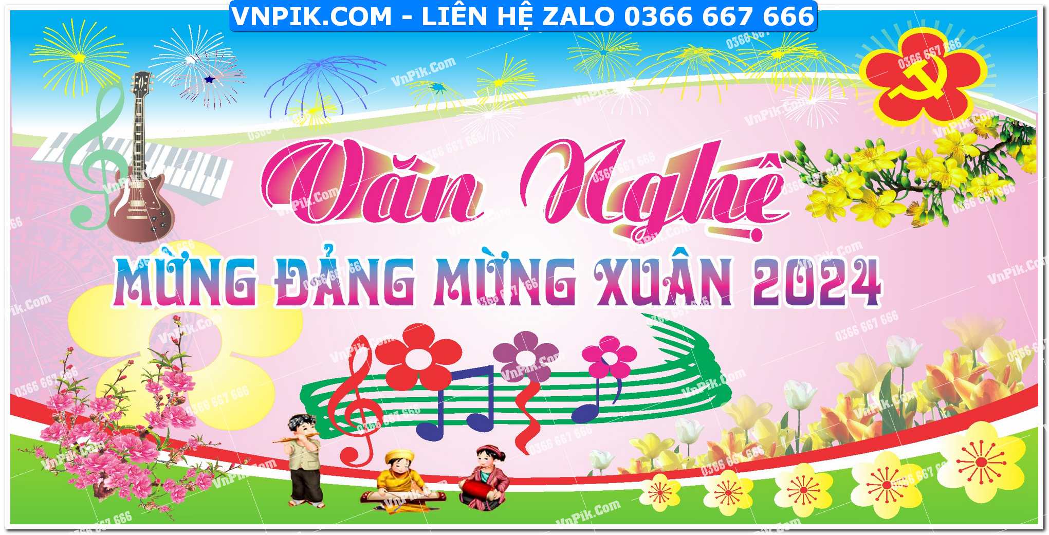 Background phông nền hội diễn văn nghệ mừng file corel x7 mẫu 17