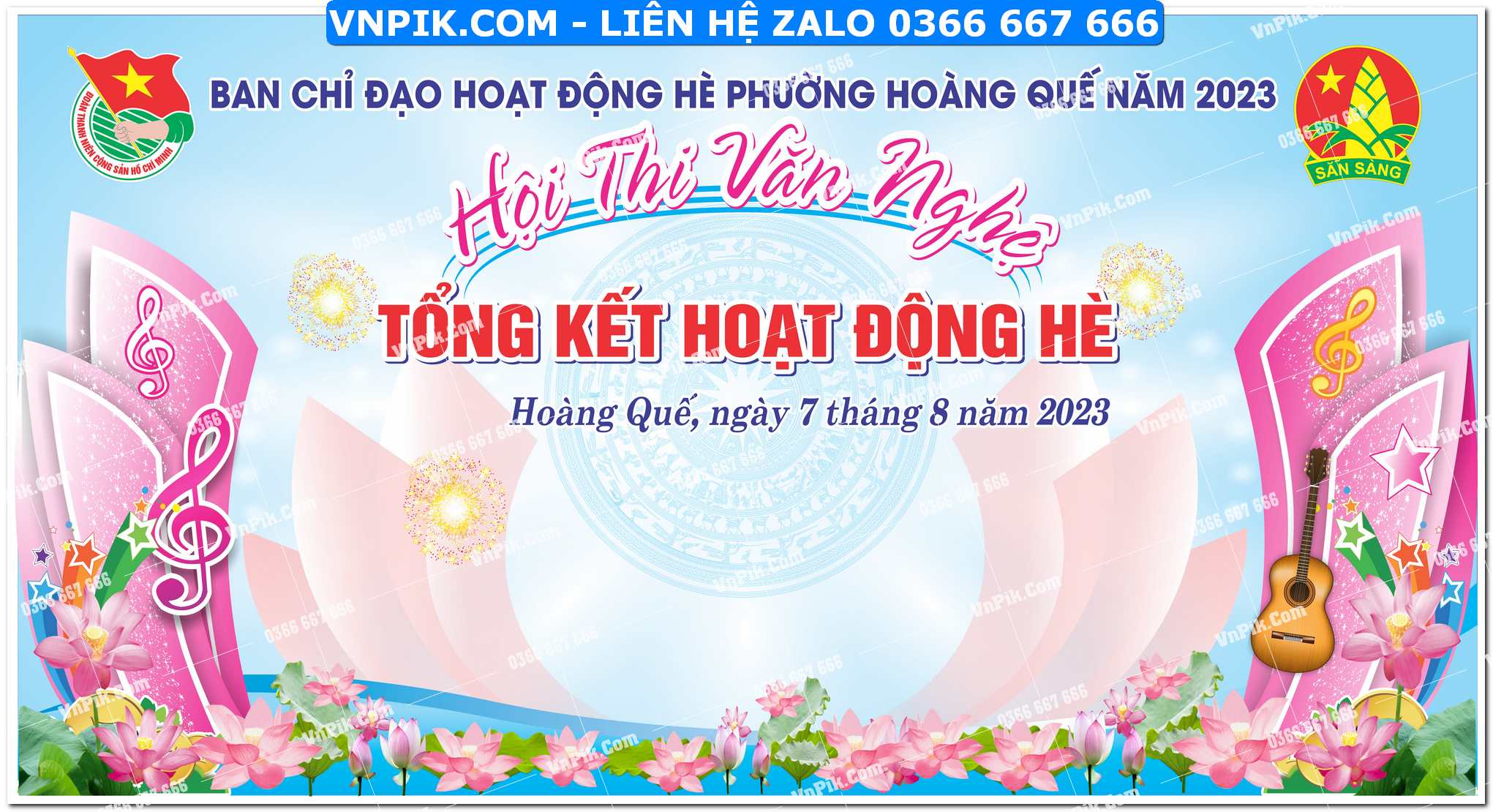 Background phông nền hội diễn văn nghệ mừng file corel x7 mẫu 7