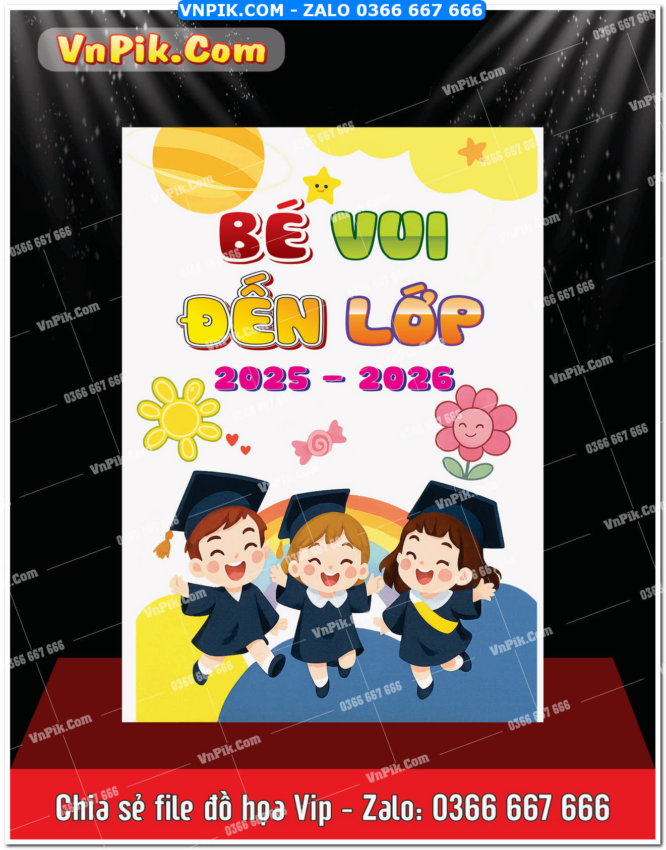 Bảng welcome tựu trường, bế giảng mẫu, decor chụp ảnh trường học 4