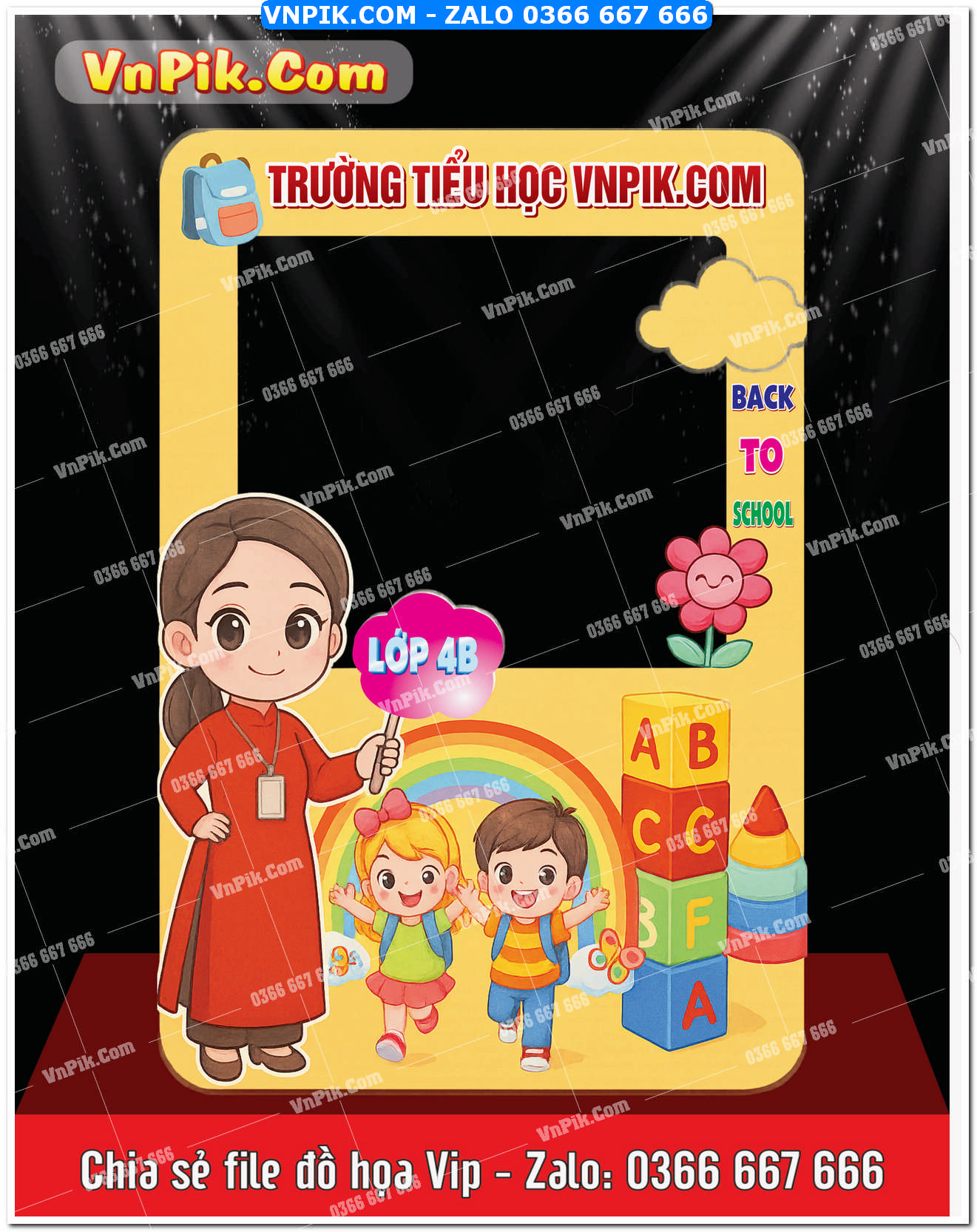 Bảng welcome tựu trường, bế giảng mẫu, decor chụp ảnh trường học 8
