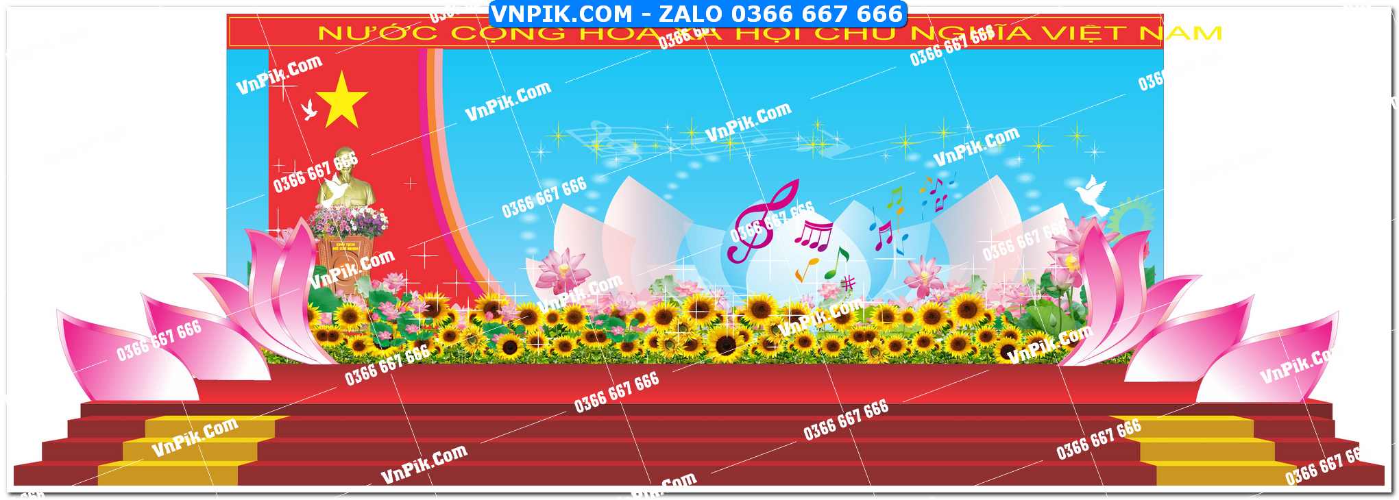 Chia sẻ mẫu phông nền ghép đại hội, khai giảng file vector đẹp mẫu 5