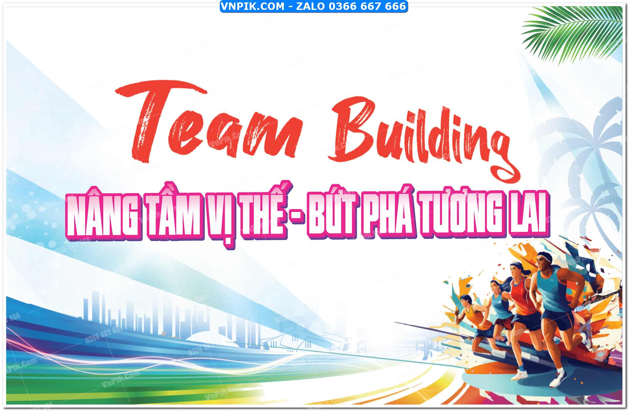 File thiết kế phông nền team building corel x7 Mẫu 26
