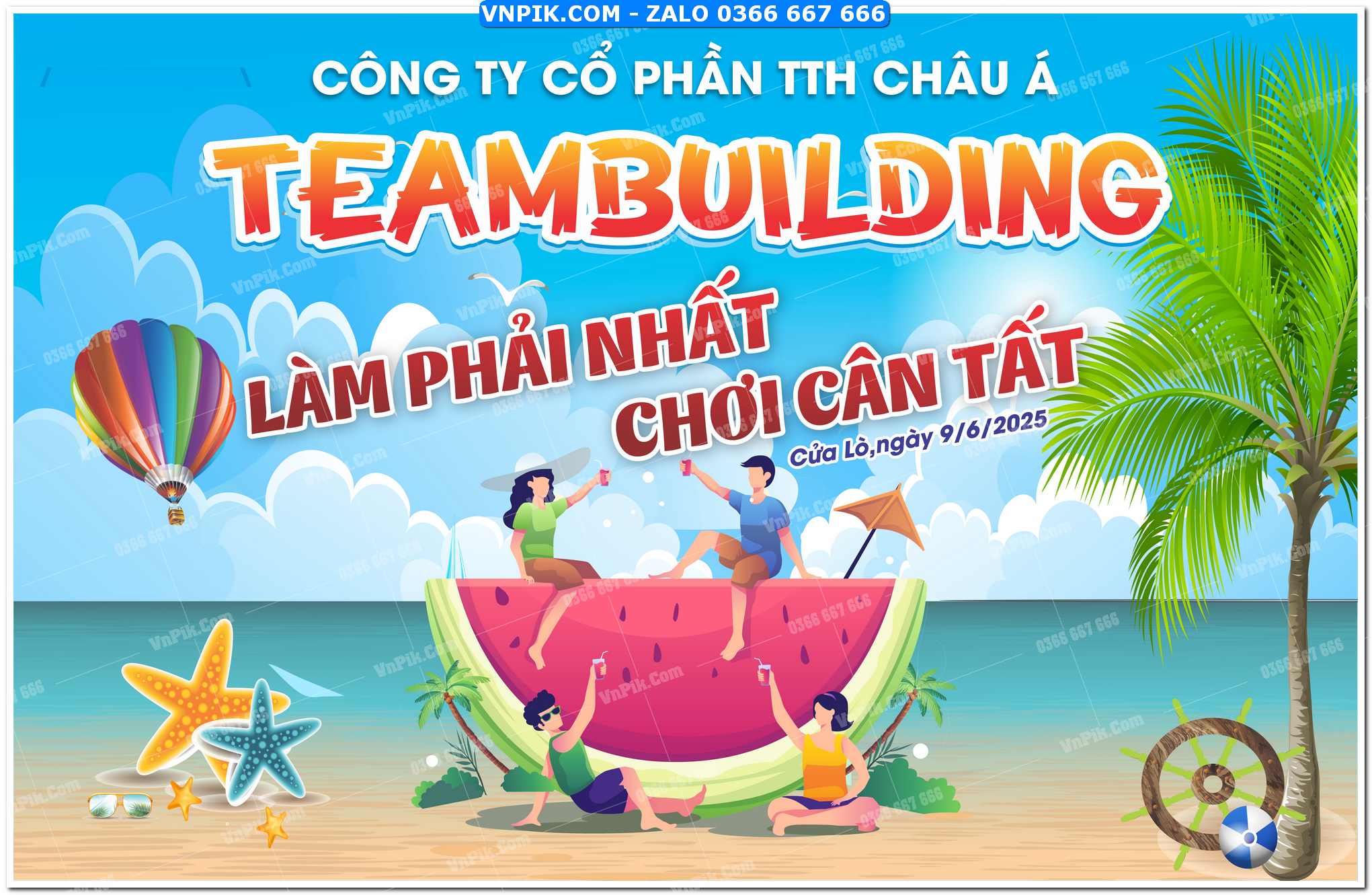 File thiết kế phông nền team building corel x7 Mẫu 35