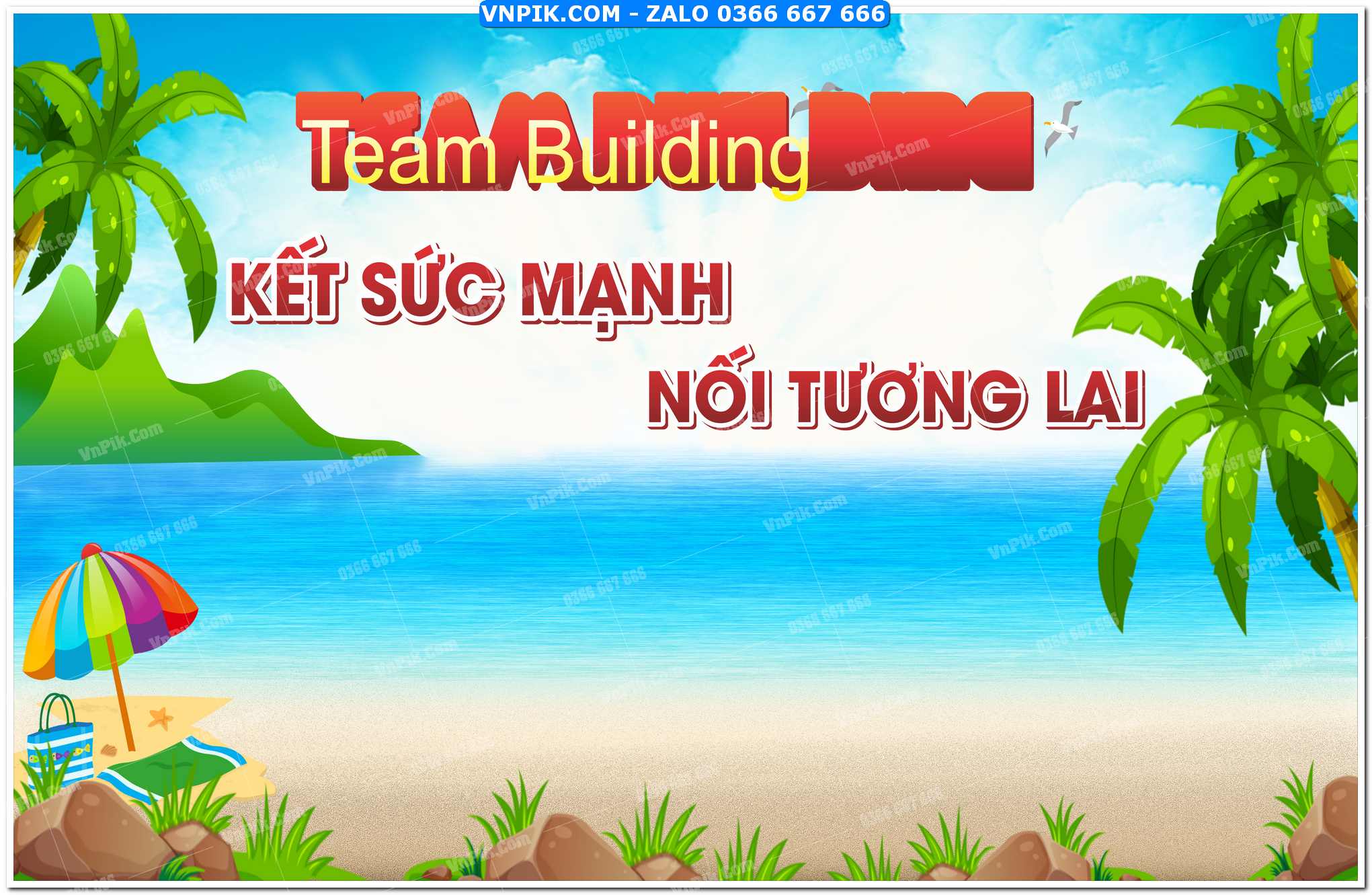 File thiết kế phông nền team building corel x7 Mẫu 37