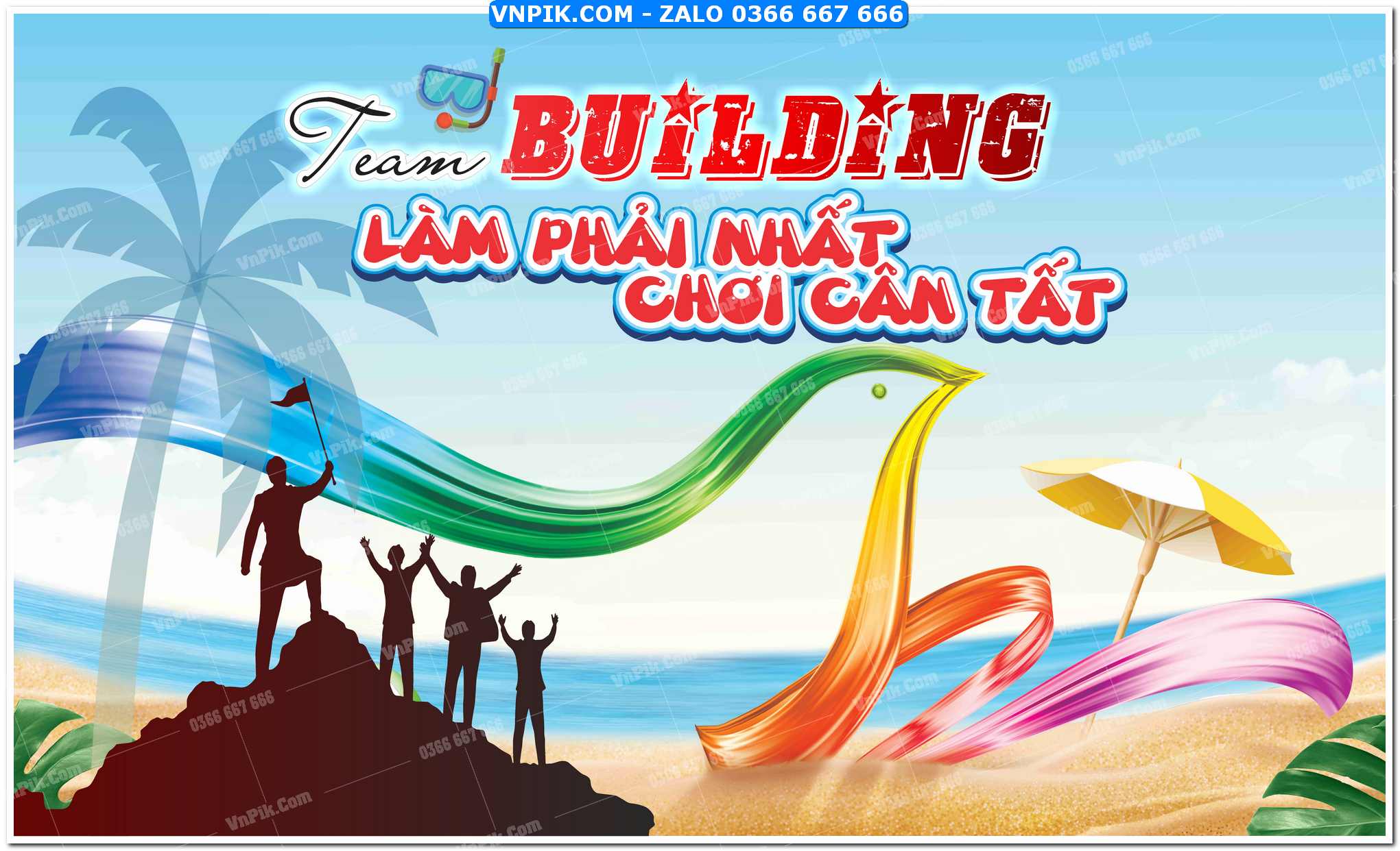 File thiết kế phông nền team building corel x7 Mẫu 55