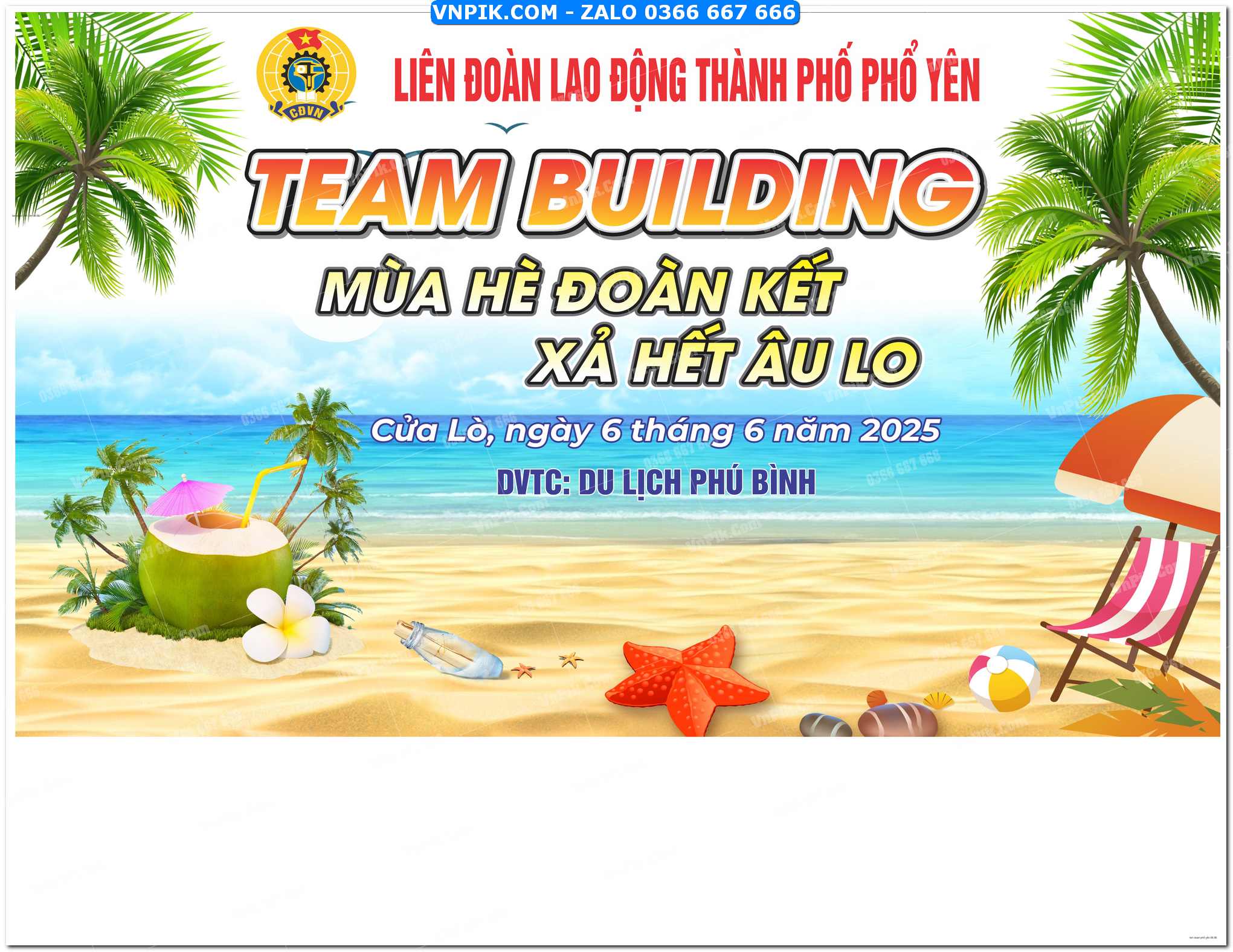 File thiết kế phông nền team building corel x7 Mẫu 60