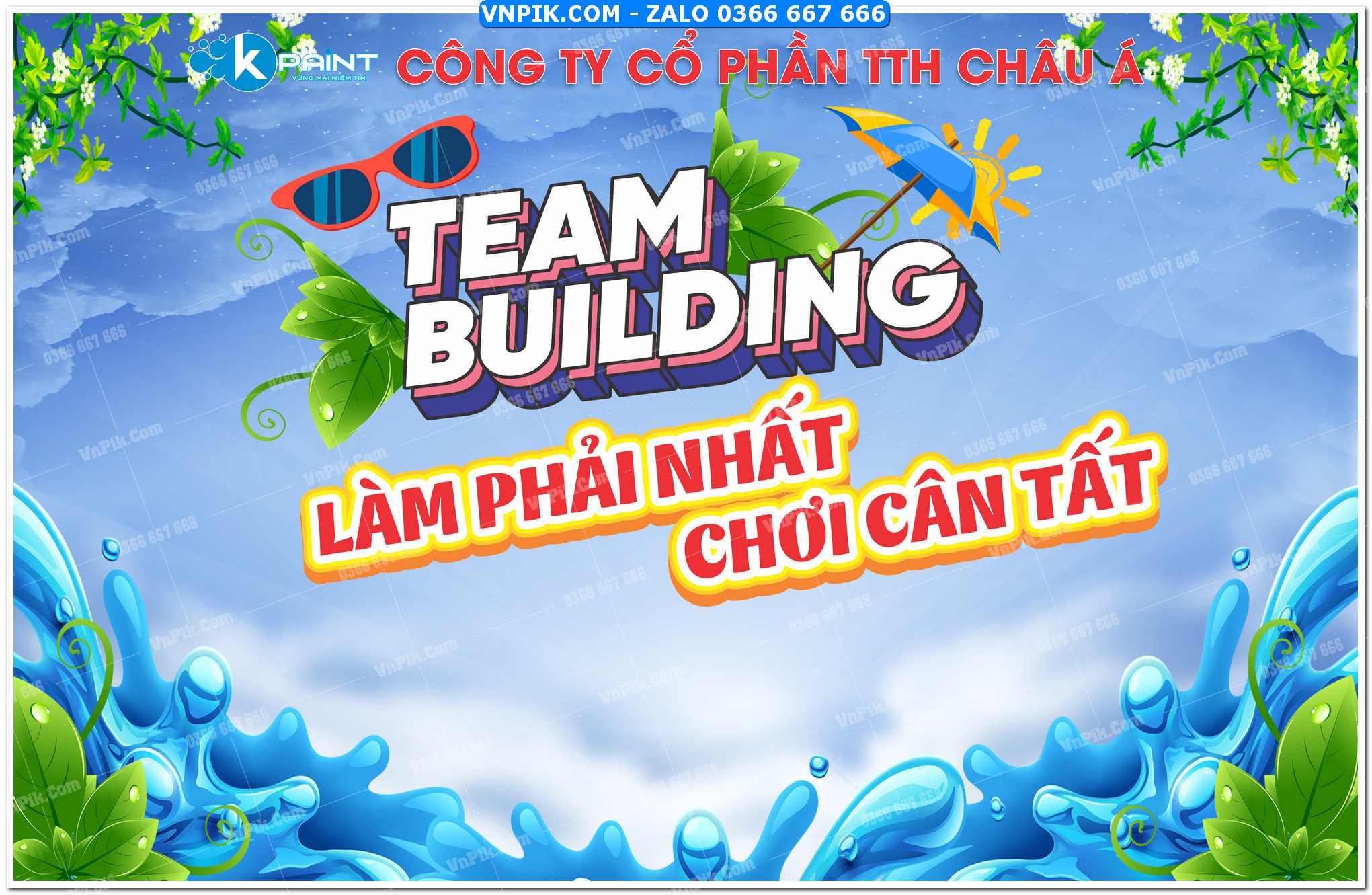 File thiết kế phông nền team building corel x7 Mẫu 62