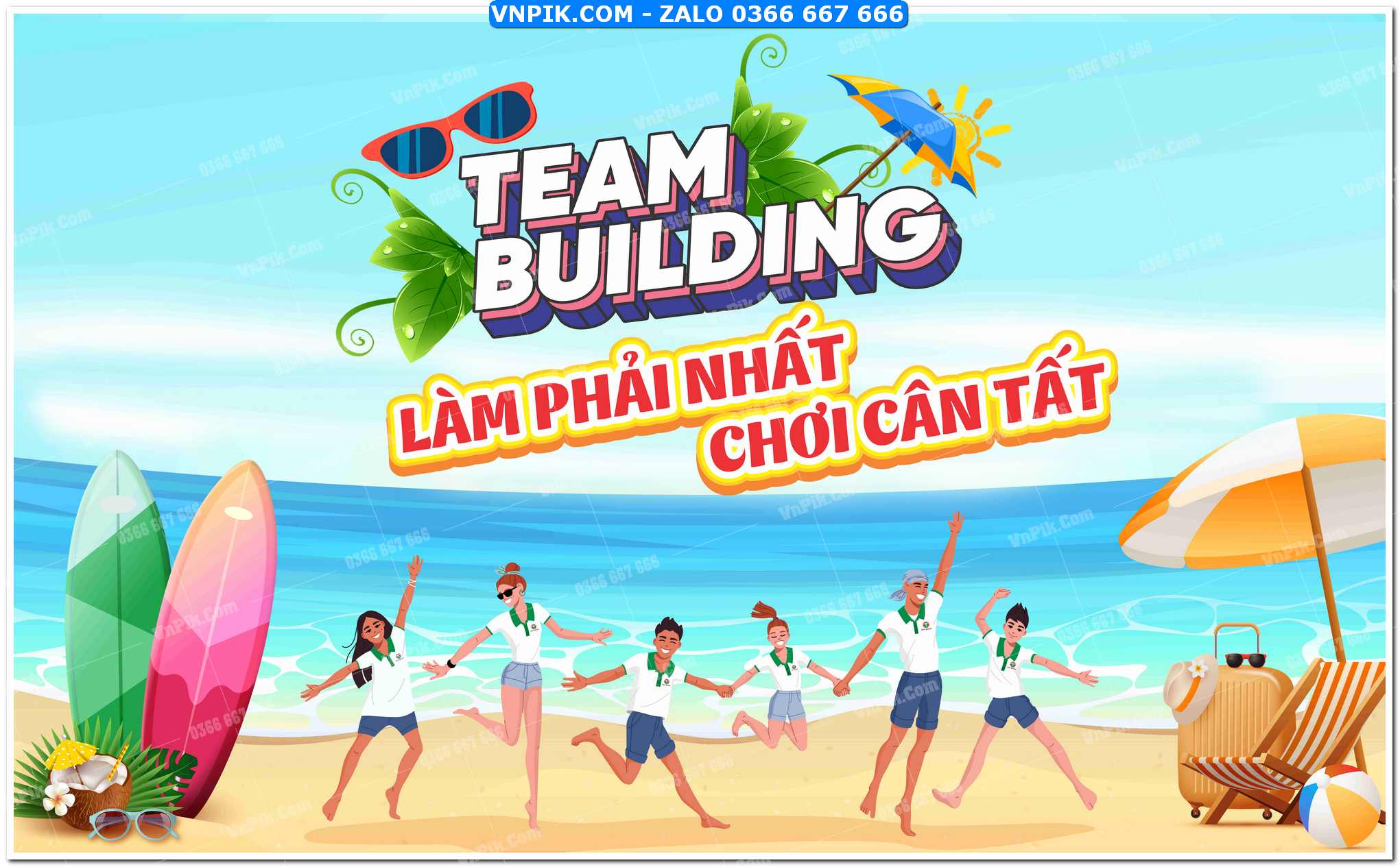 File thiết kế phông nền team building corel x7 Mẫu 66