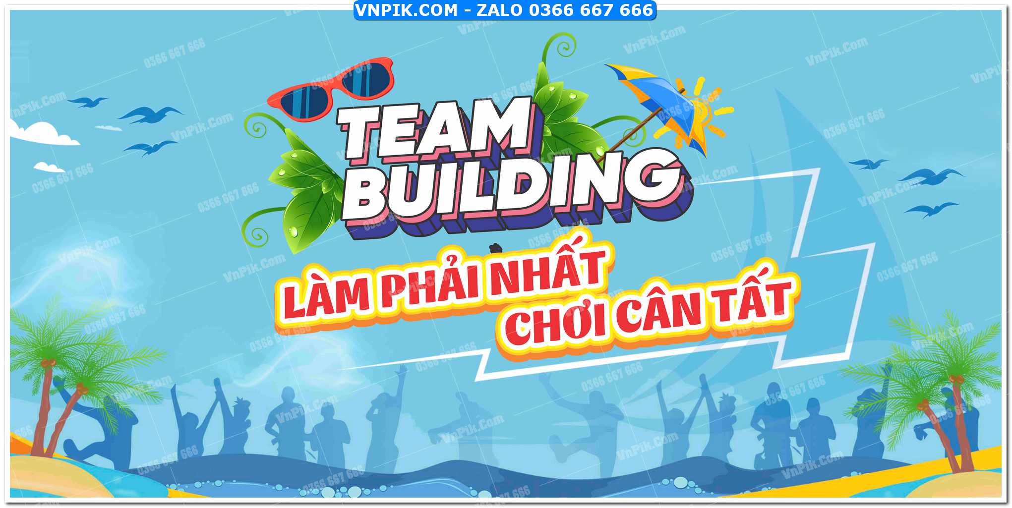 File thiết kế phông nền team building corel x7 Mẫu 67