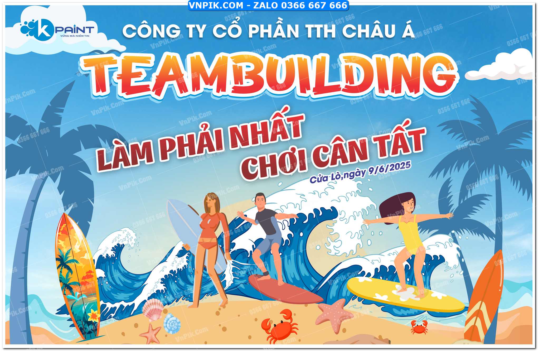 File thiết kế phông nền team building corel x7 Mẫu 80