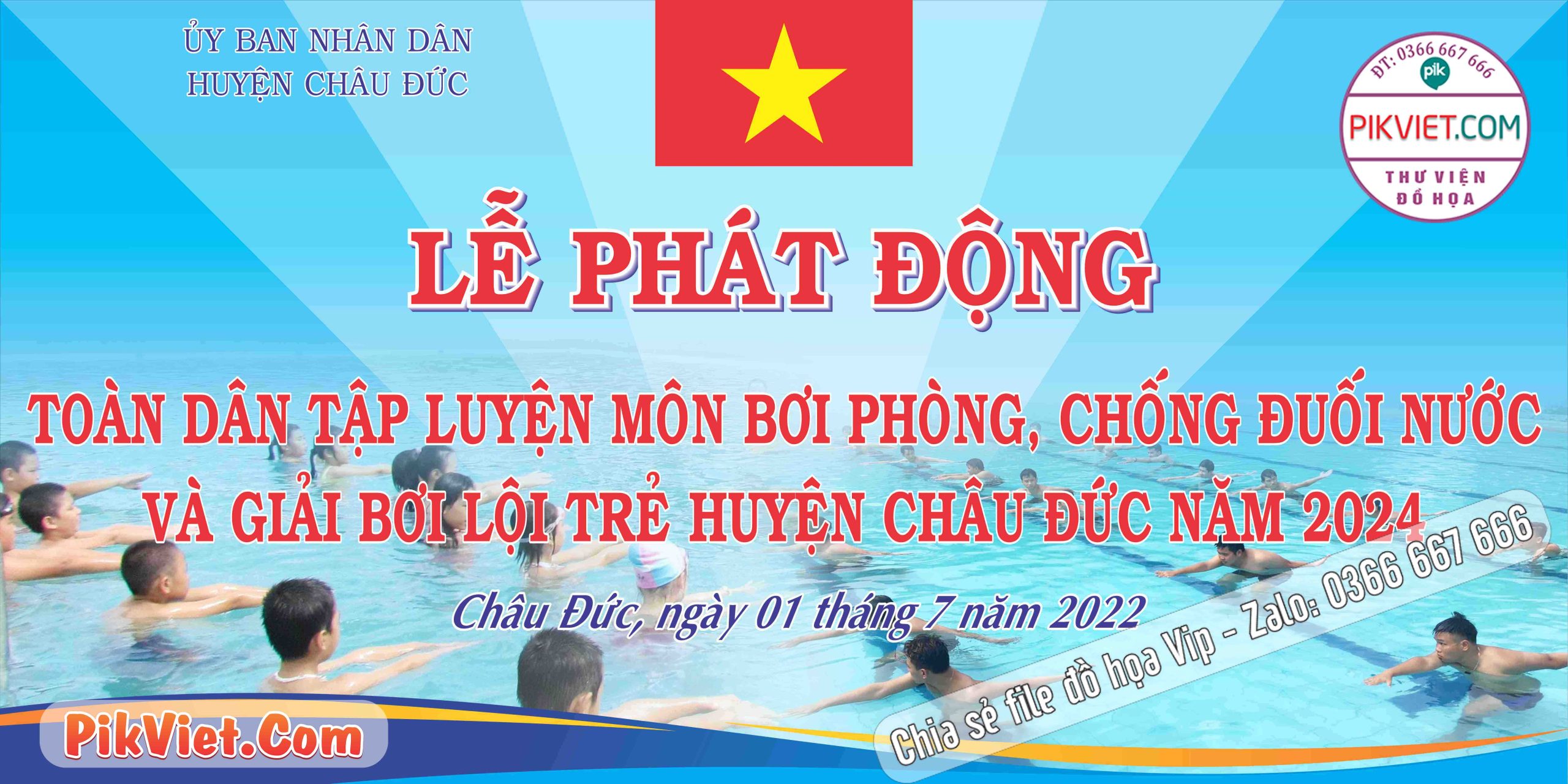 Market lễ phát động toàn dân tập luyện môn bơi lội 01