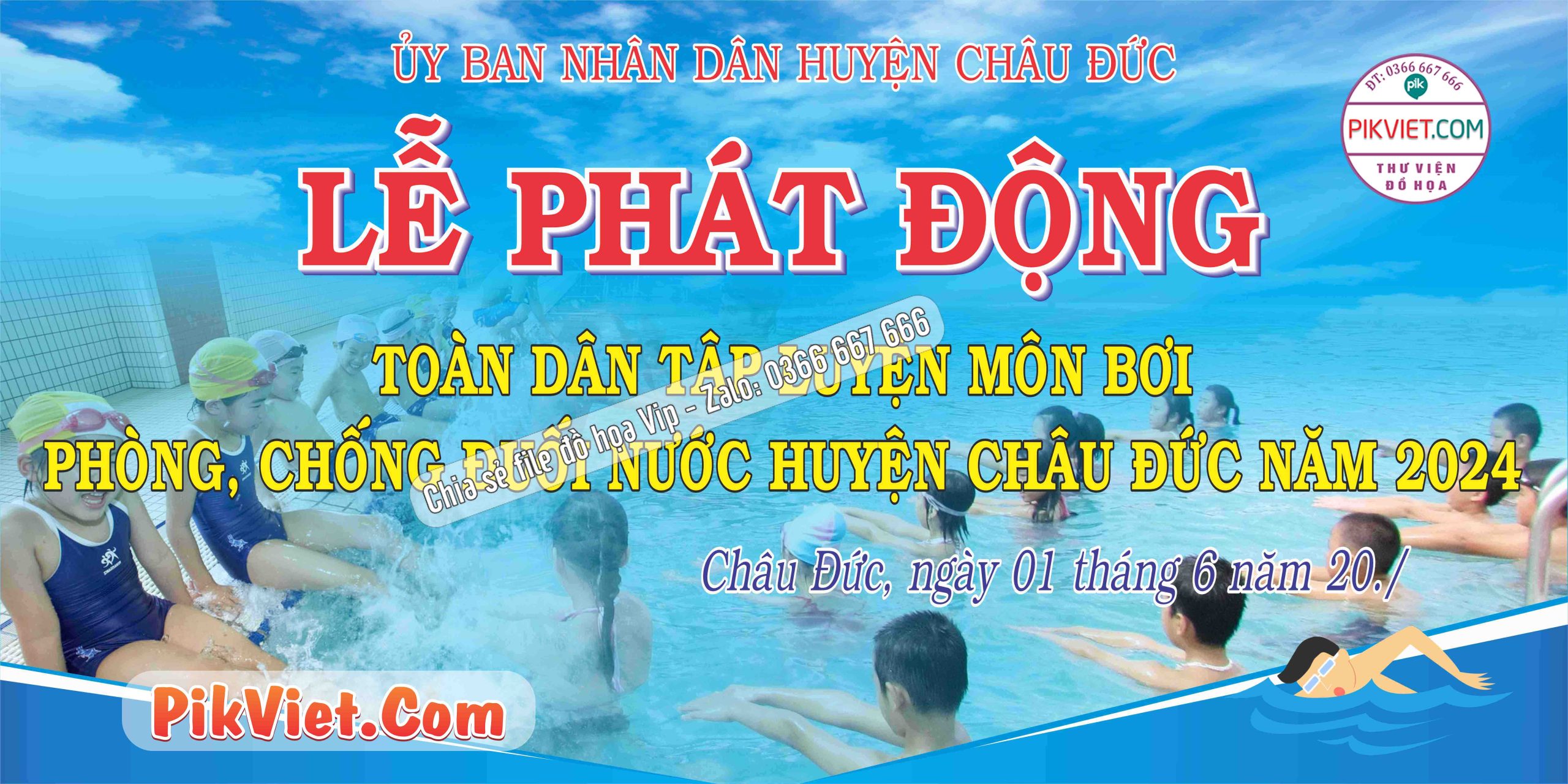 Market lễ phát động toàn dân tập luyện môn bơi lội 02