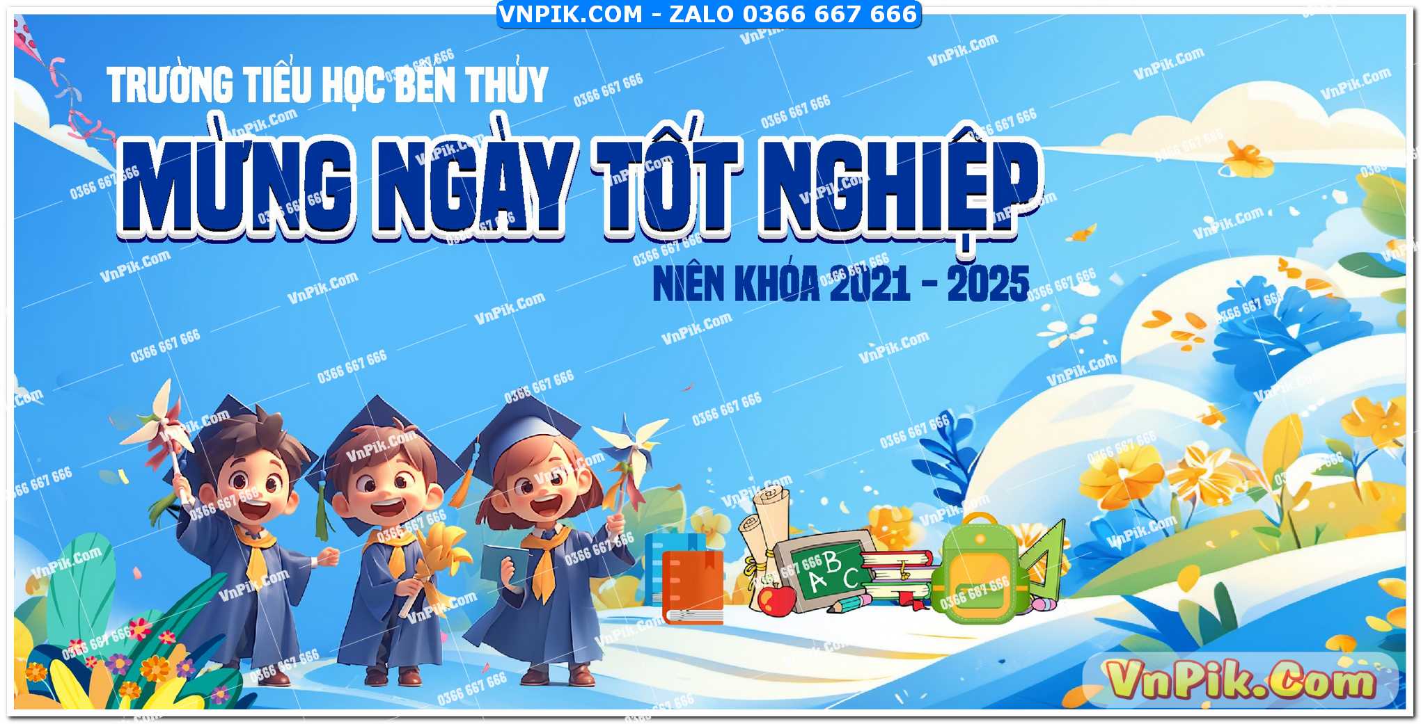 Mẫu phông nền tri ân và trưởng thành năm 2025 mẫu 8