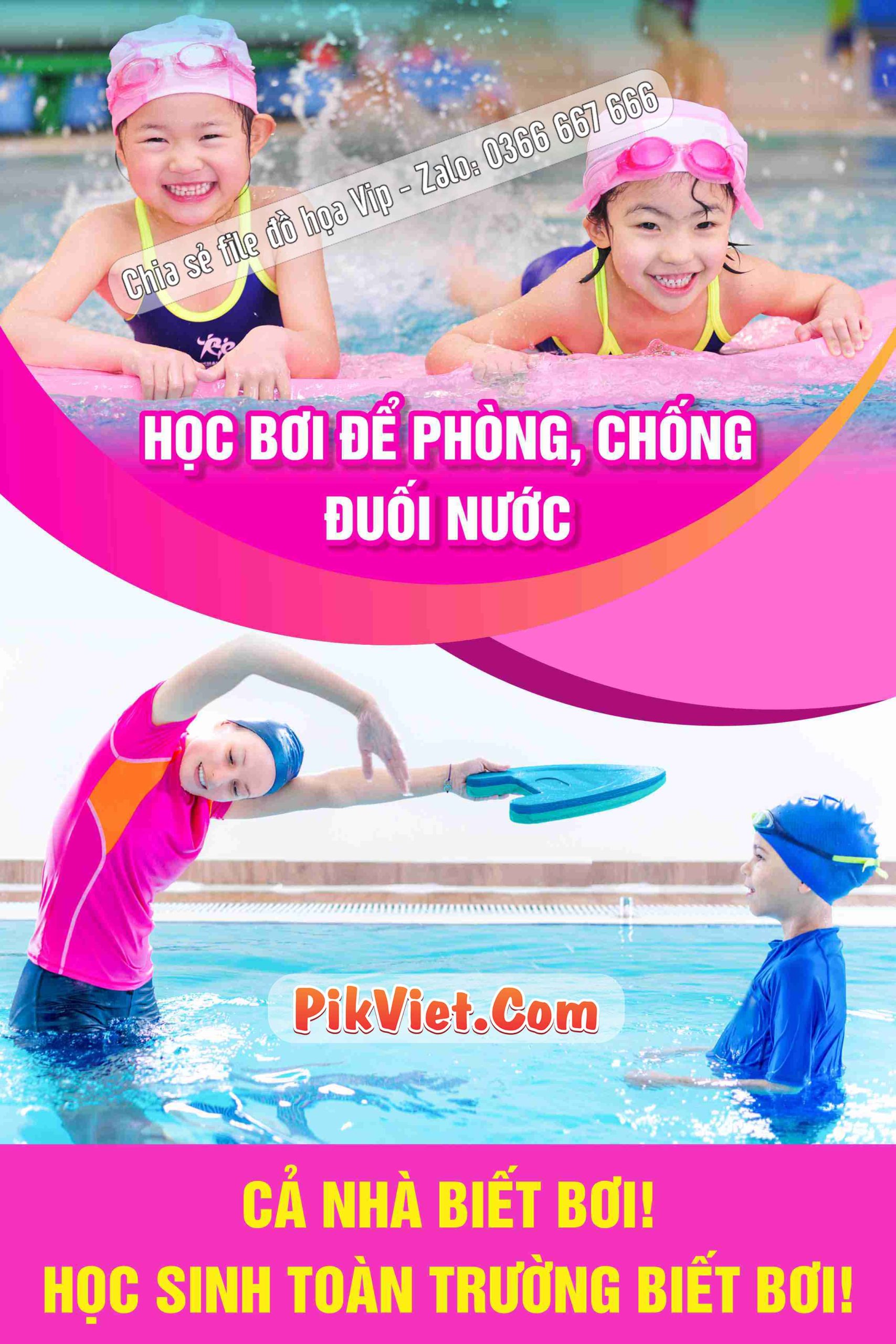 Pano Lễ phát động bơi lội để phòng chống đuối nước 01