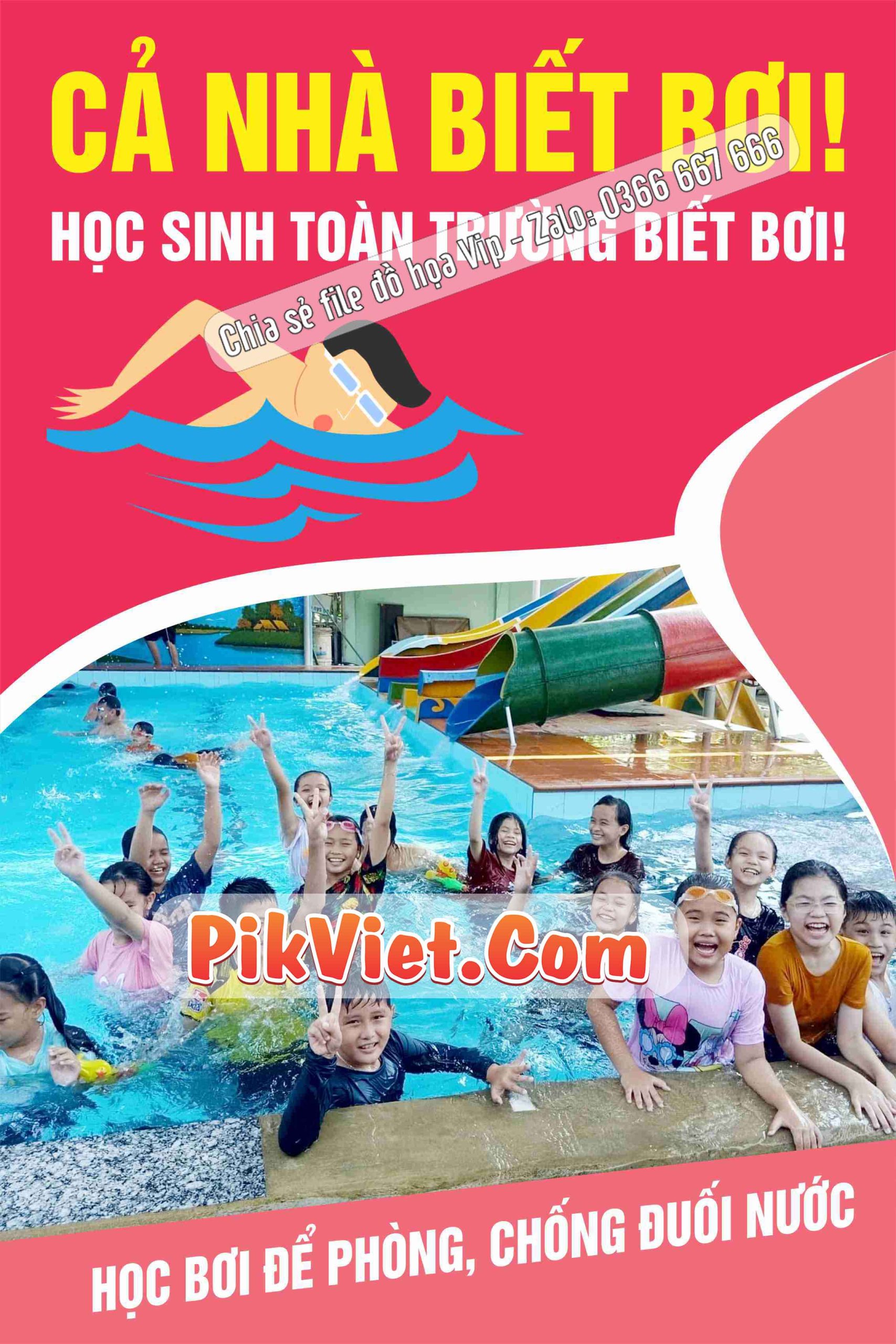 Pano Lễ phát động bơi lội để phòng chống đuối nước 06