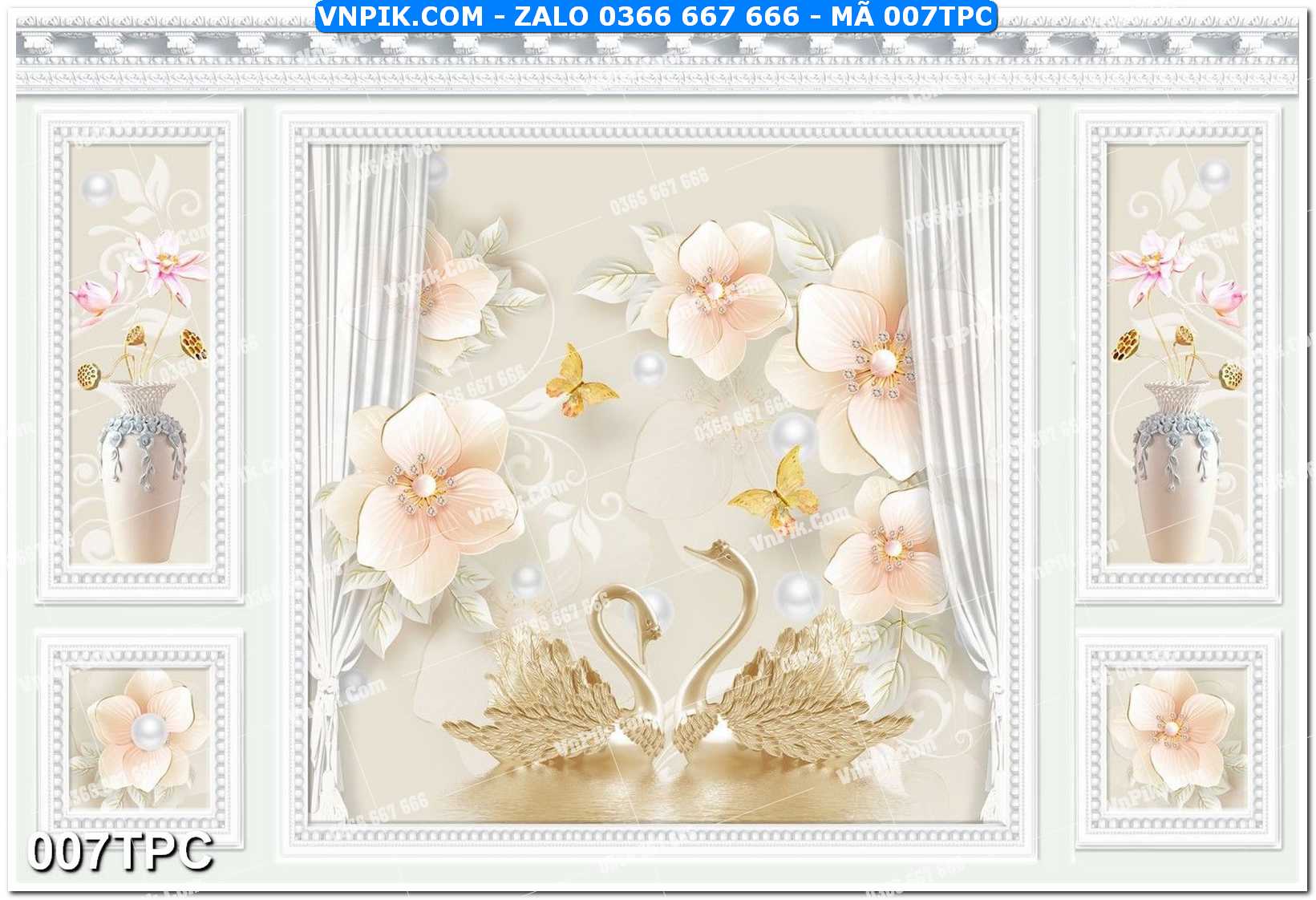 Tranh phào chỉ – khung tranh đẹp mã file 007TPC