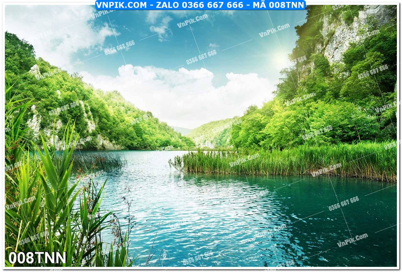 Tranh phong cảnh thiên nhiên mã file 008TNN