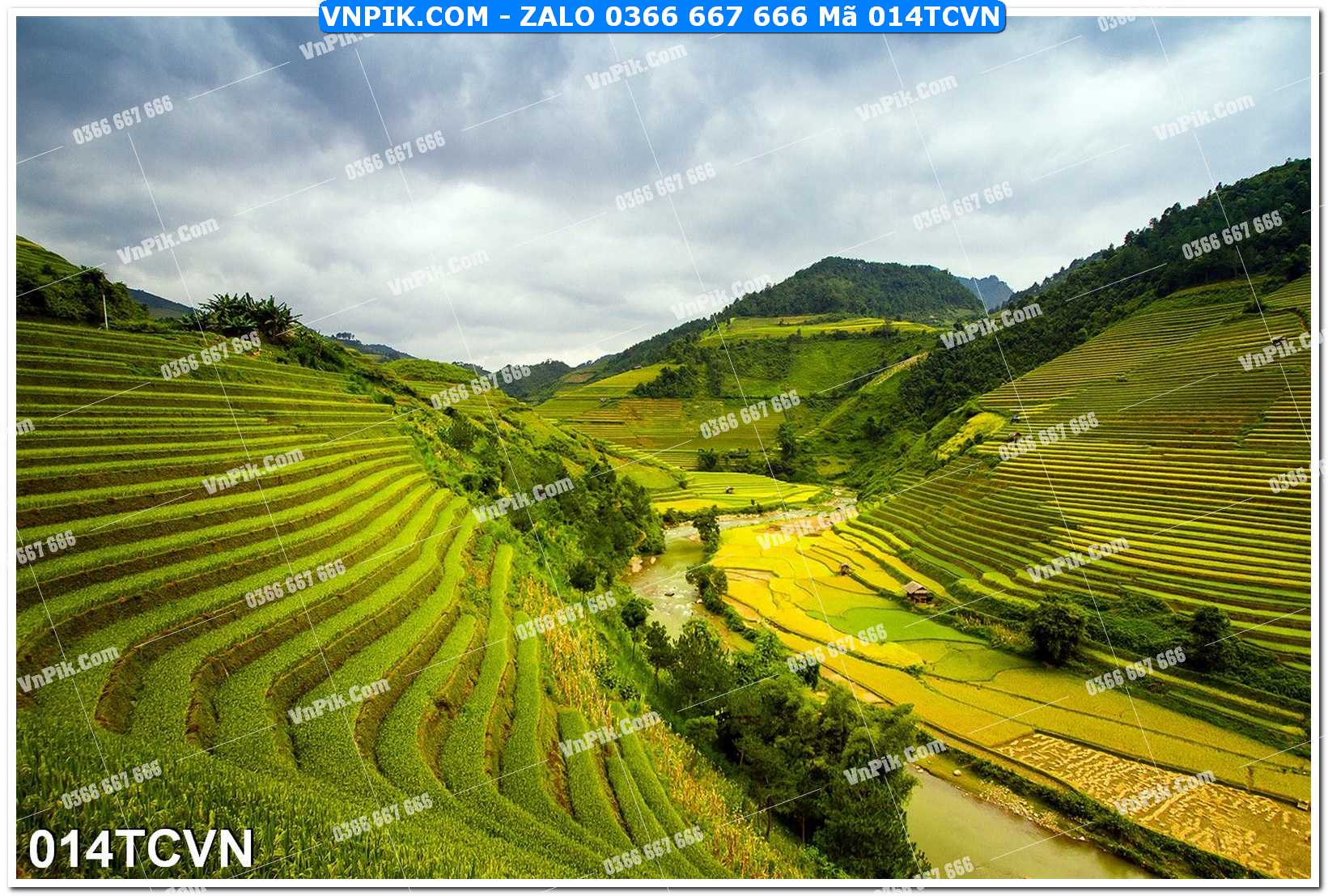 Mẫu tranh thắng cảnh việt nam mã file 014TCVN