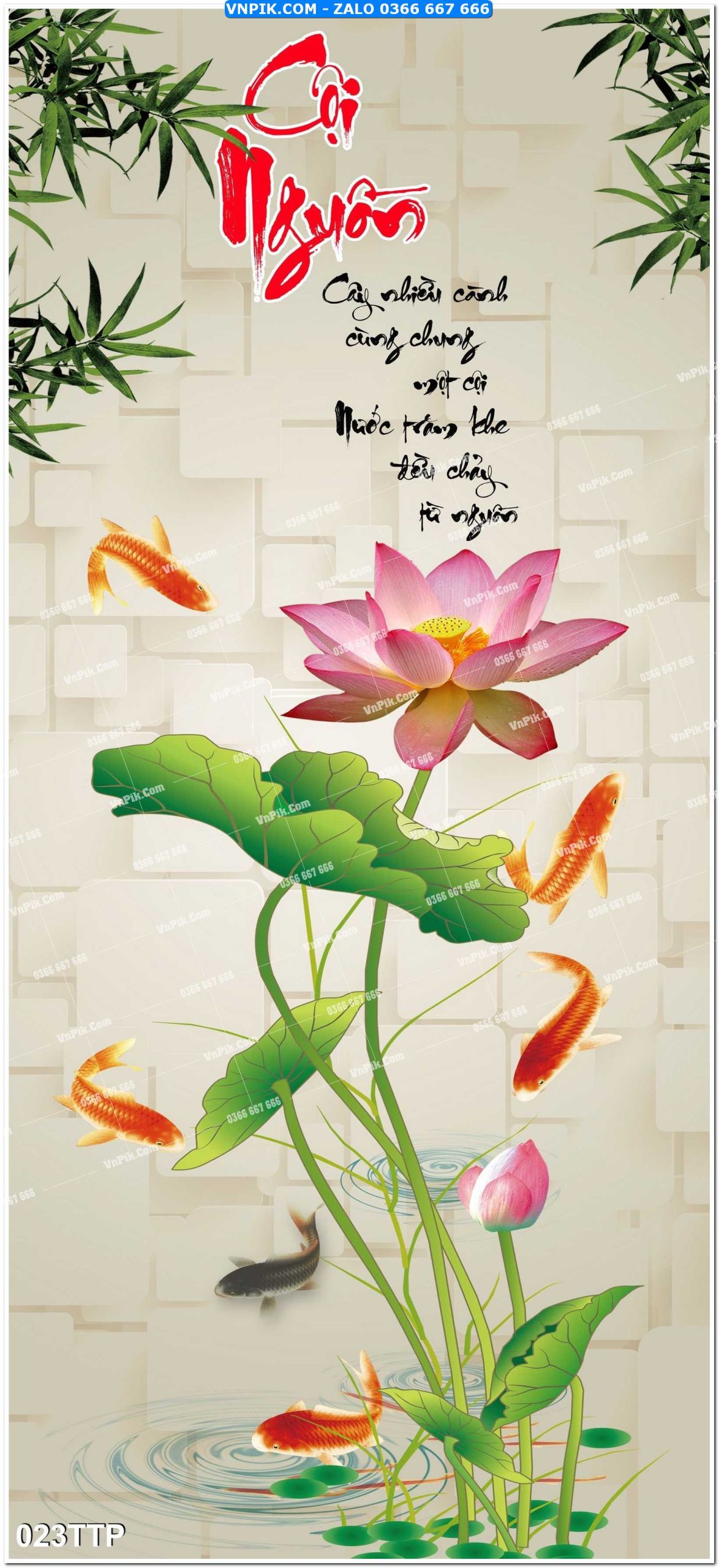 Tranh chữ thư pháp nghệ thuật 023TTP