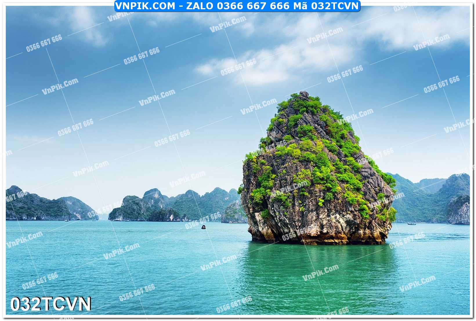 Mẫu tranh thắng cảnh việt nam mã file 032TCVN