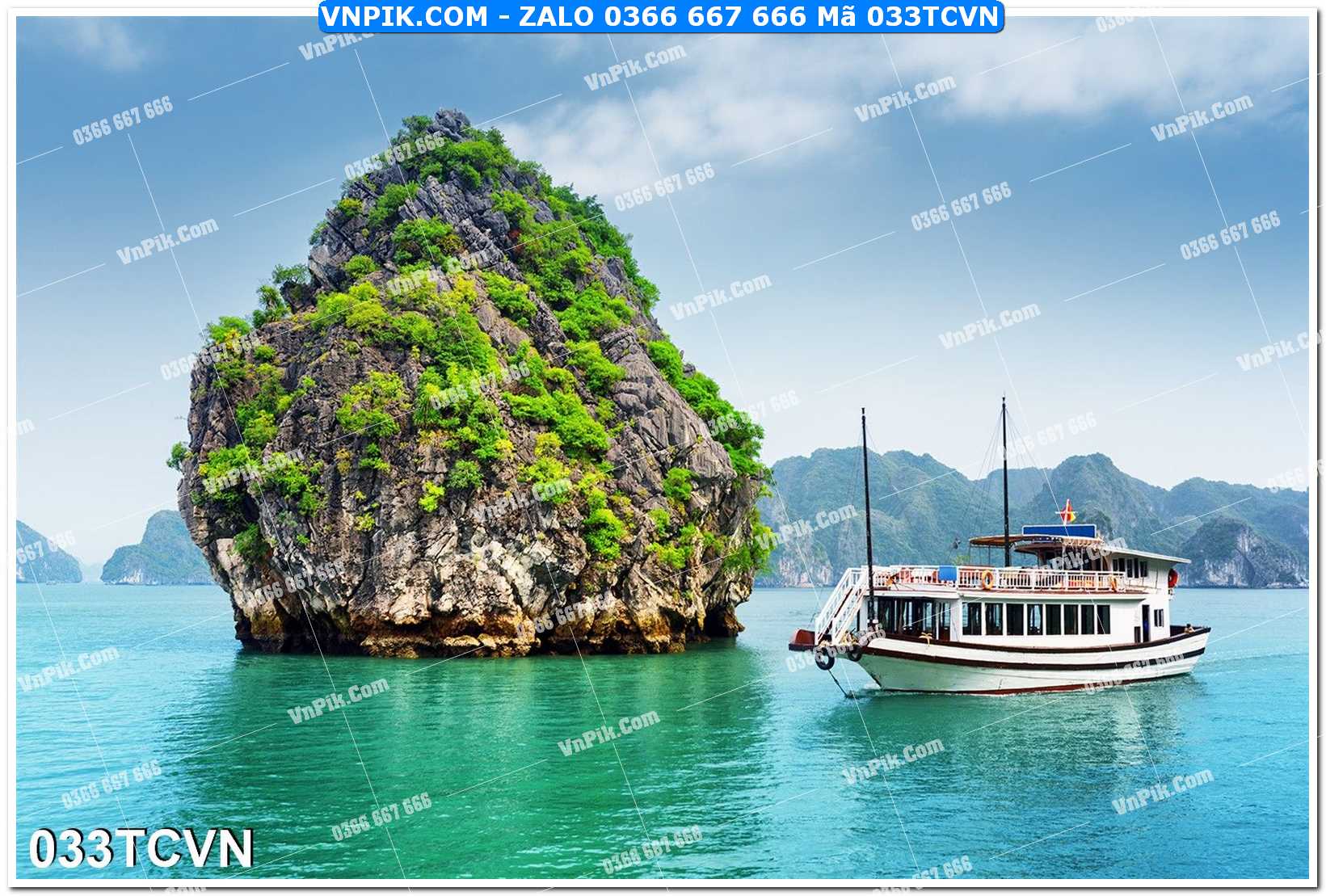 Mẫu tranh thắng cảnh việt nam mã file 033TCVN