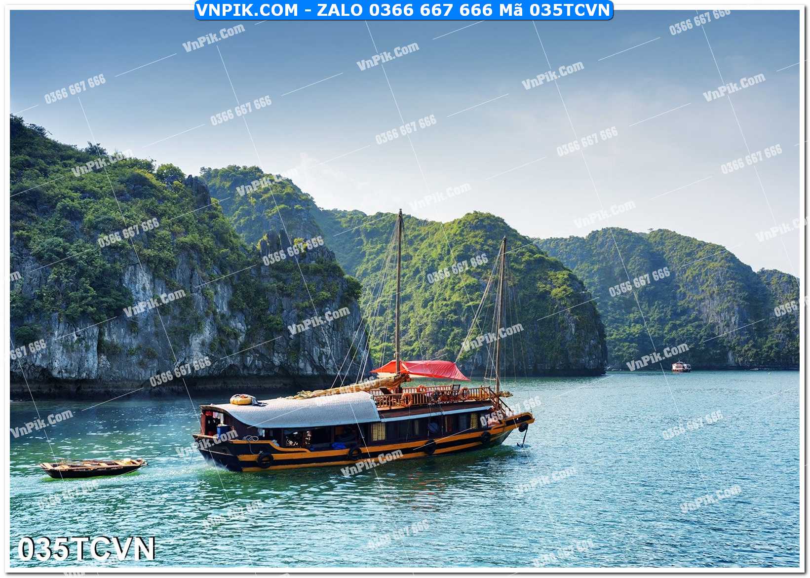 Mẫu tranh thắng cảnh việt nam mã file 035TCVN